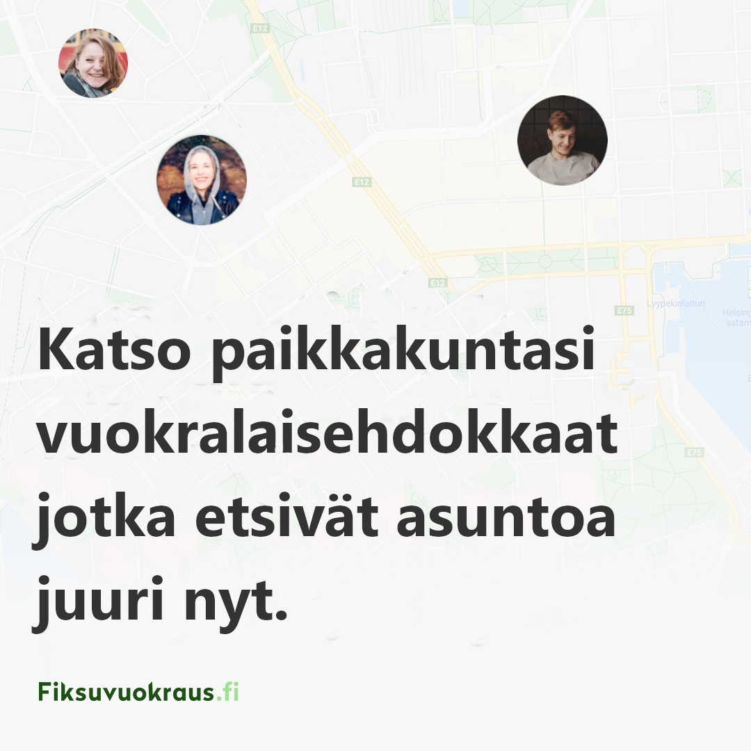 Fiksuvuokraus.fi Facebook ad from Nov 13, 2025