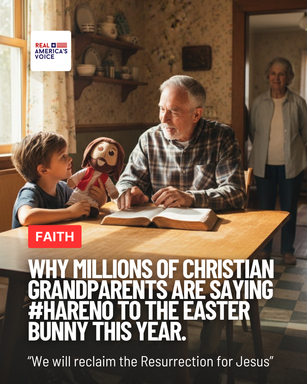 Talking Jesus Doll Facebook ad
