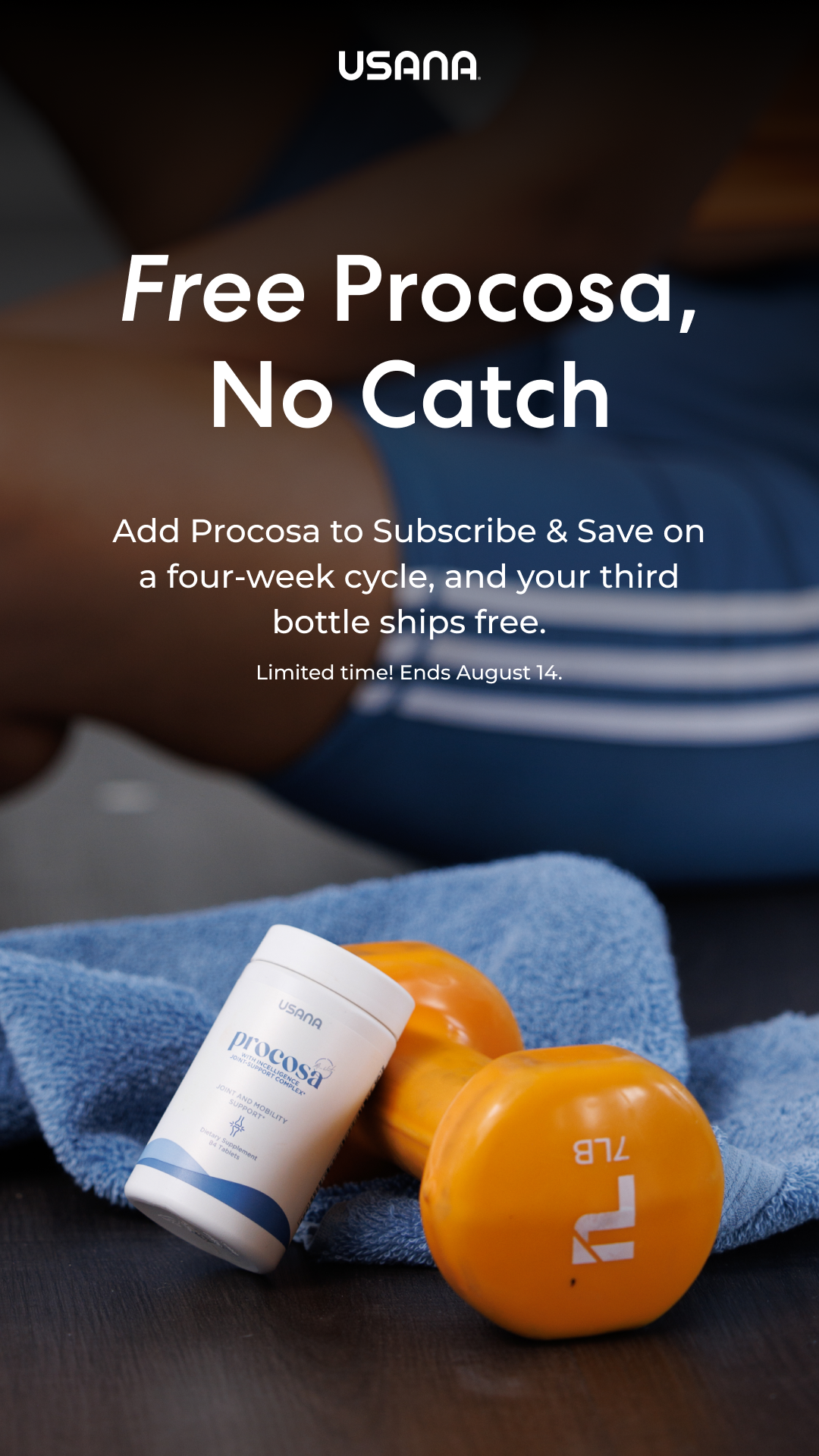 USANA United States Facebook ad from Aug 9, 2026
