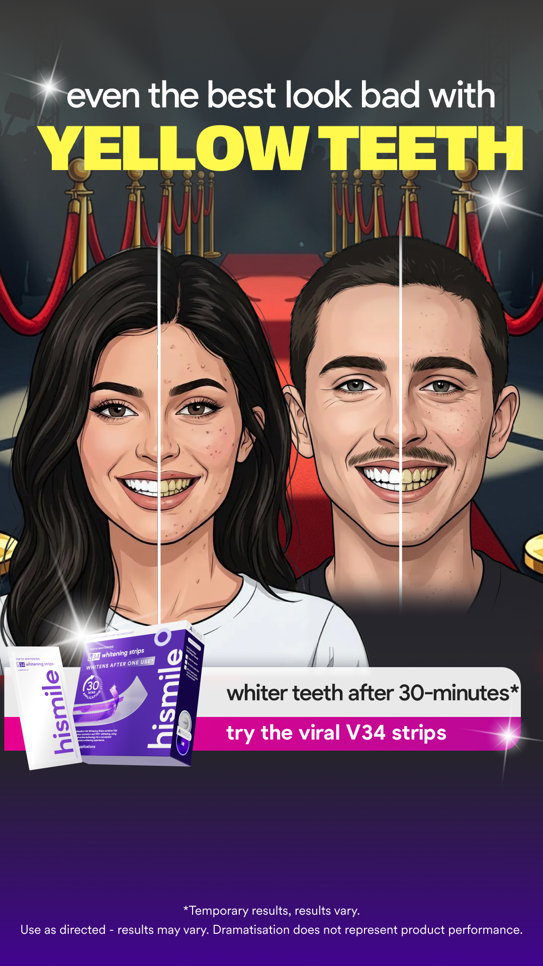 Hismile Facebook ad