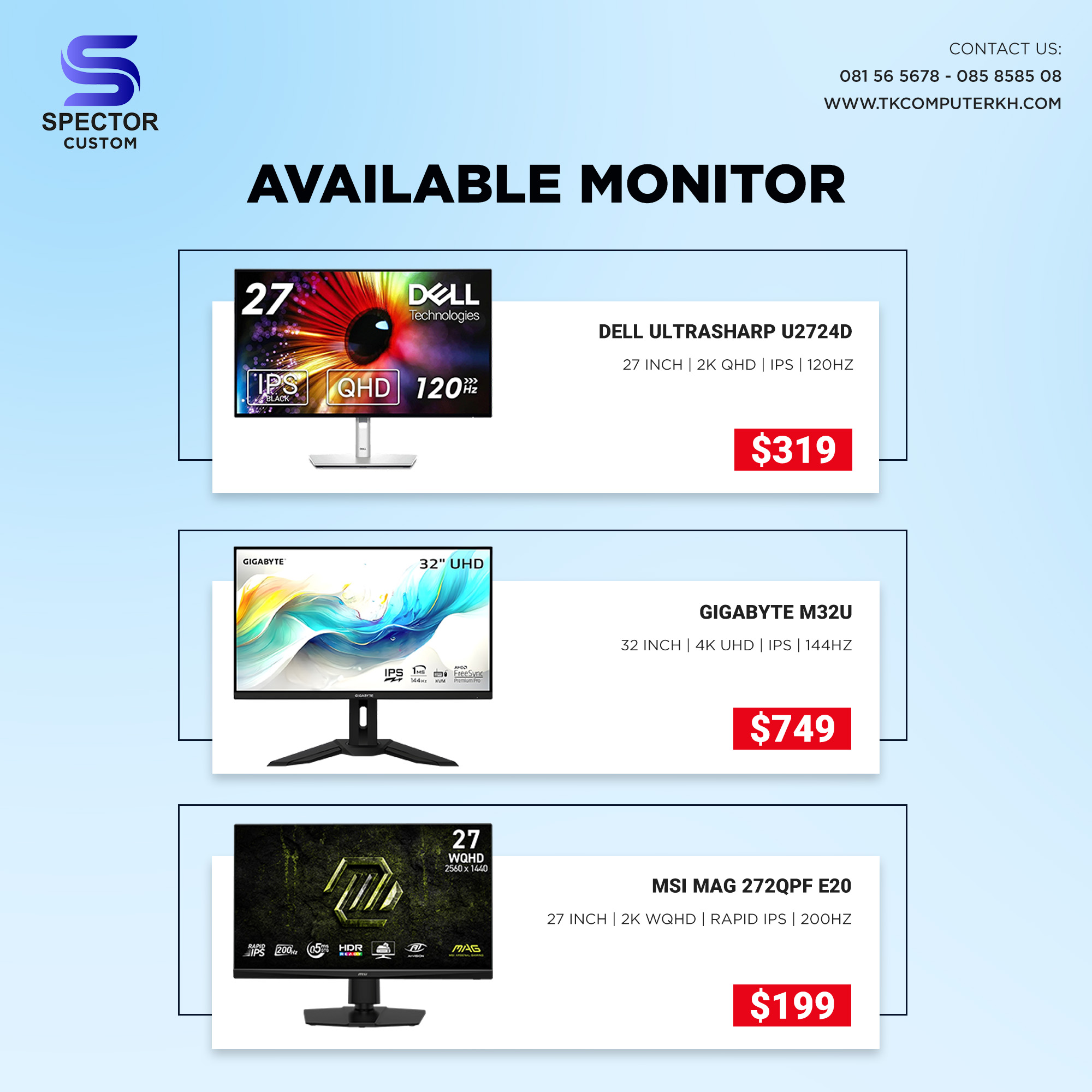 Spector Custom - Computer Facebook ad