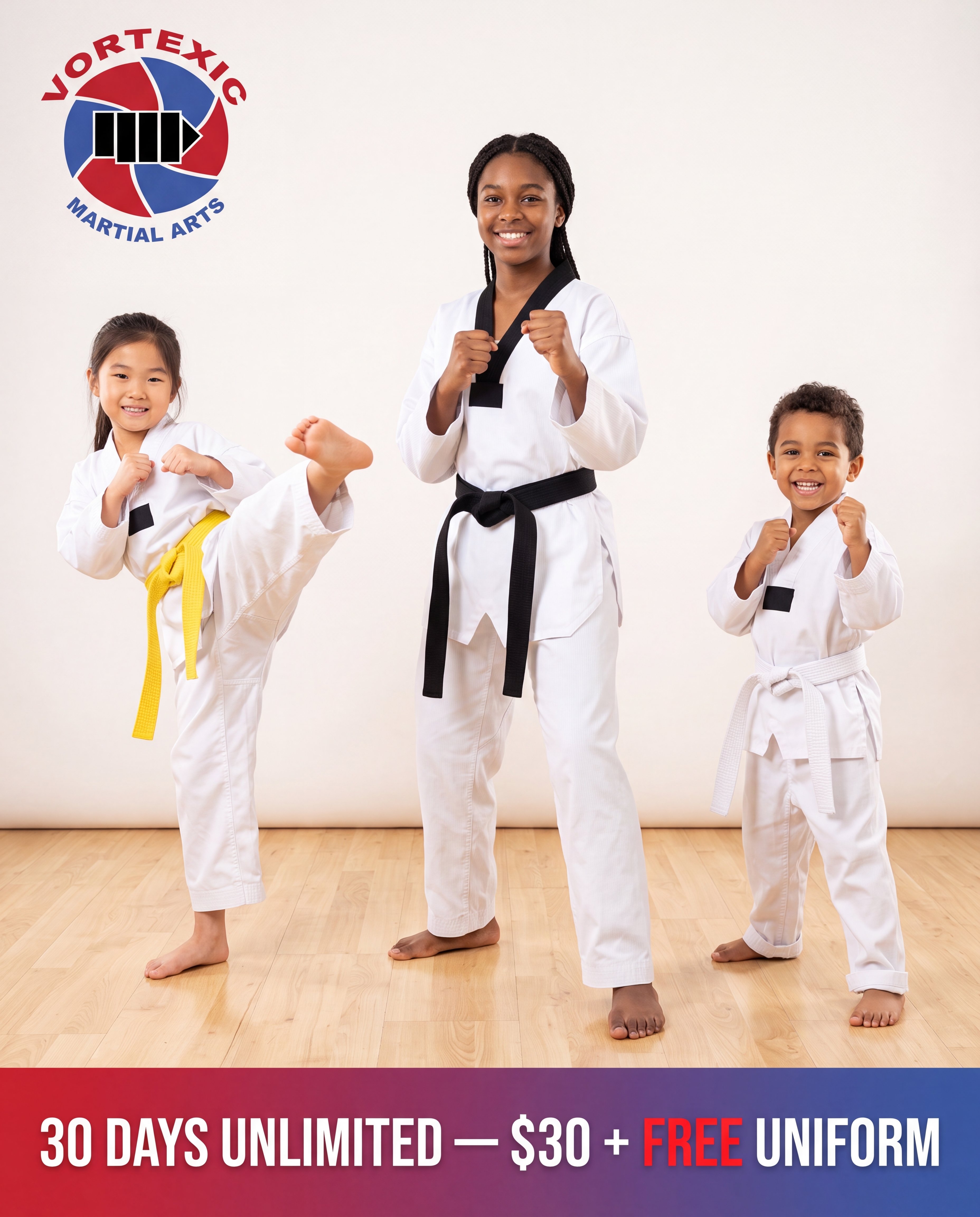 Vortexic Martial Arts Facebook ad