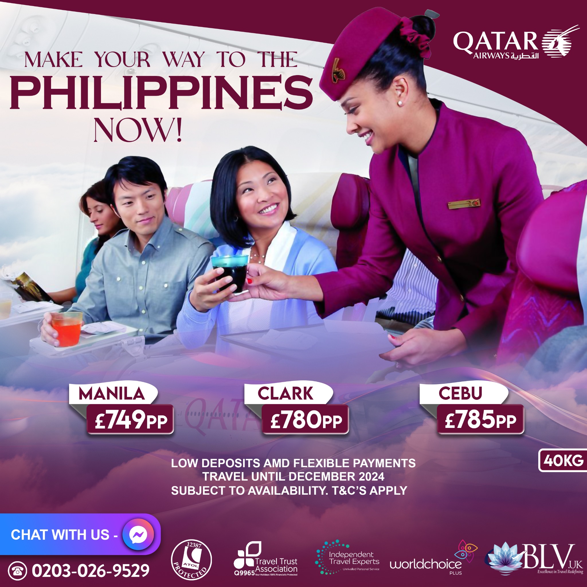 Blue Lotus Vacations UK Facebook ad