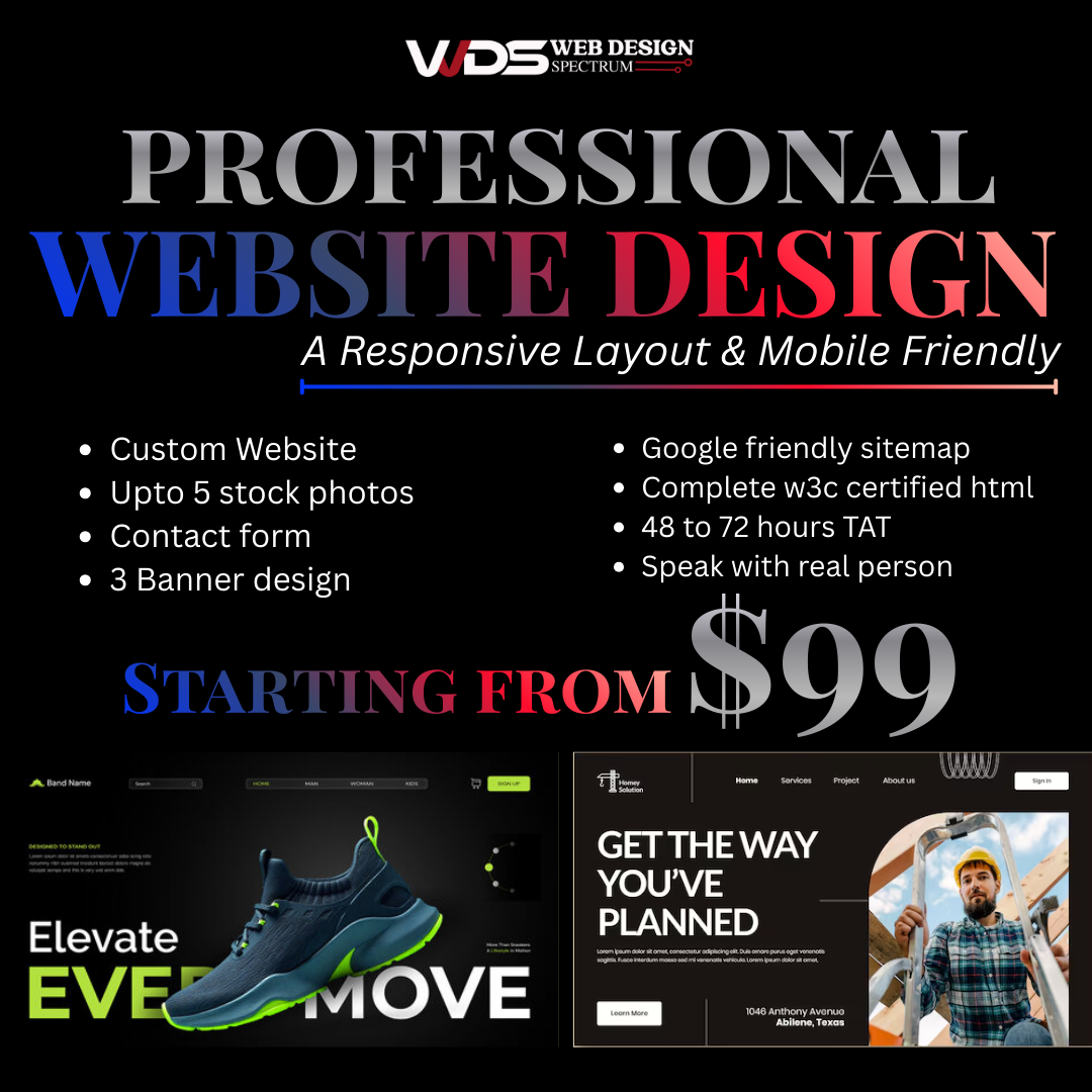 Web Design Spectrum Facebook ad from Feb 2, 2026