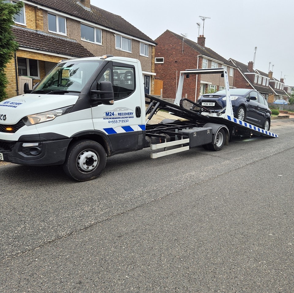 M24 Recovery & Repair Services Facebook ad: **M24 Recovery & Repair**