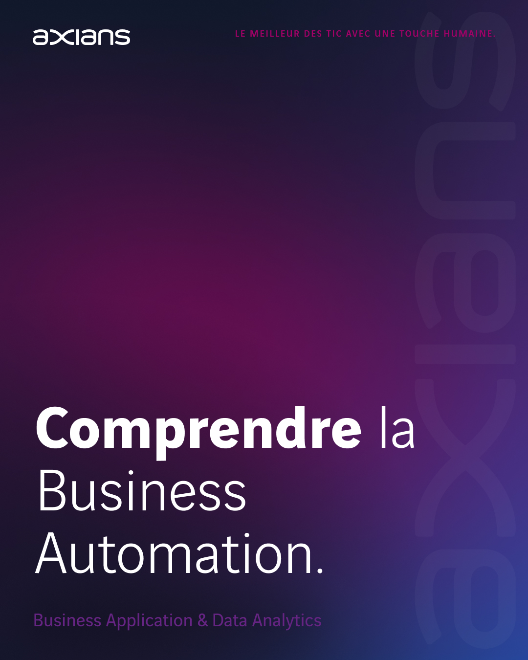 Axians in Switzerland Facebook ad: Vérifiez votre niveau de maturité!