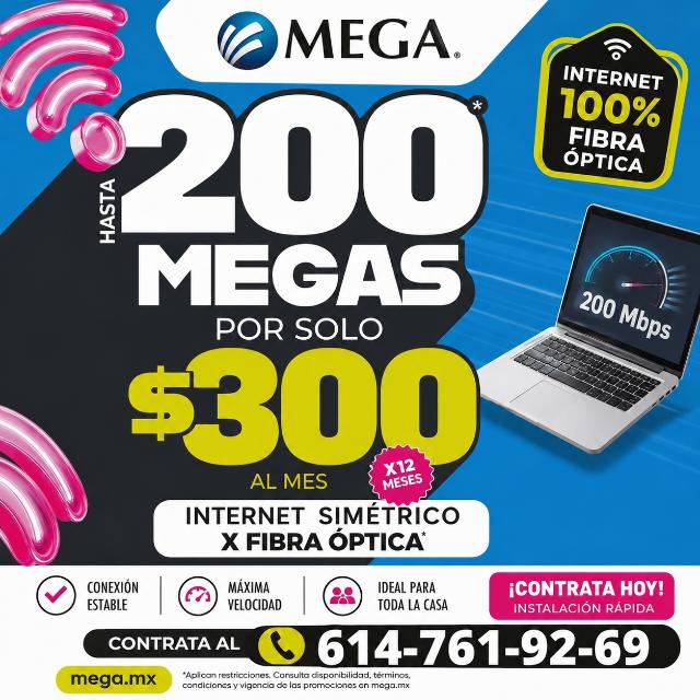 megacable Marey Facebook ad from May 14, 2026