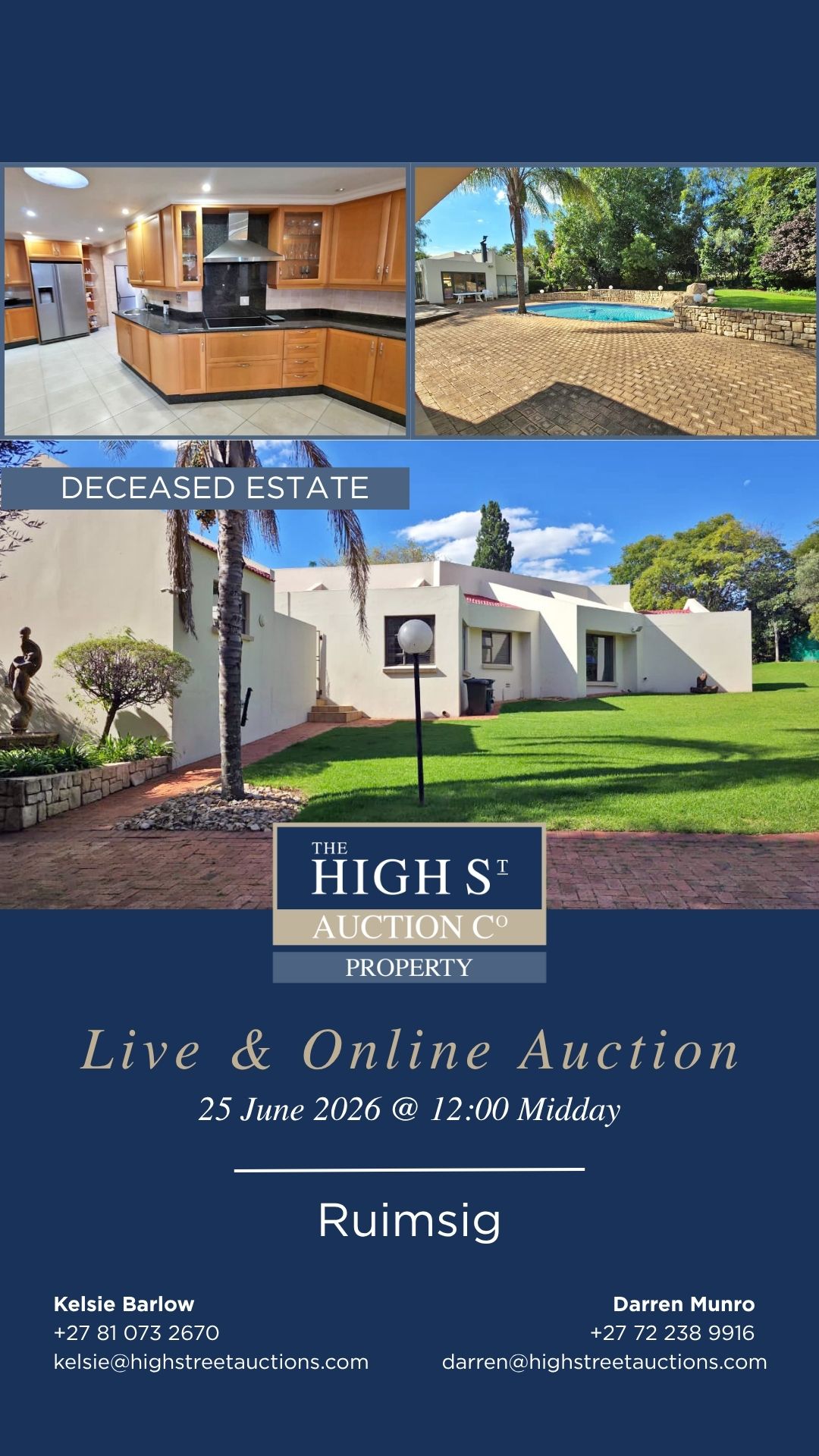 The High St Auction Co. Facebook ad