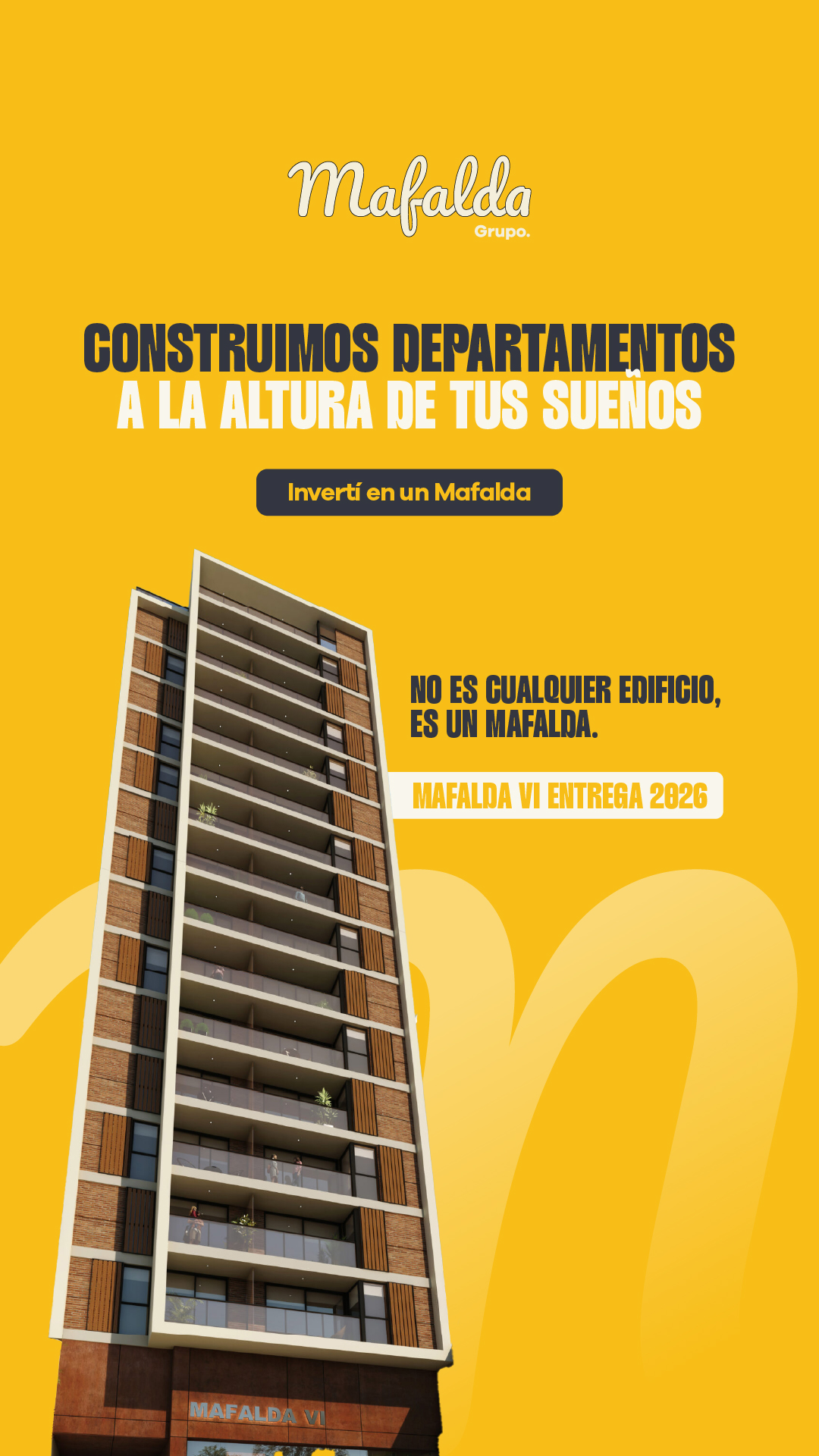 Edificios Mafalda Facebook ad from Jan 9, 2026
