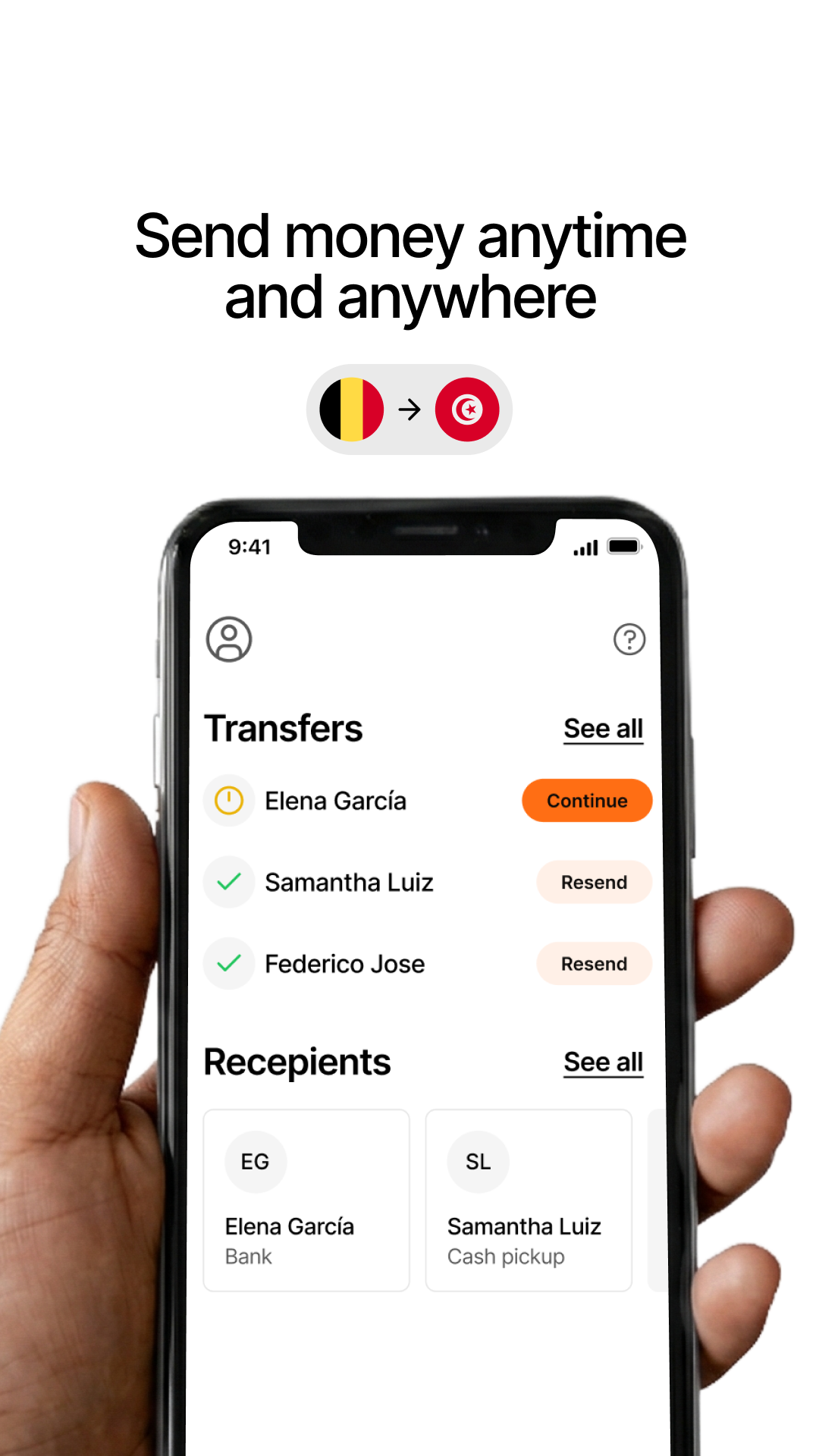 Ria Money Transfer Facebook ad