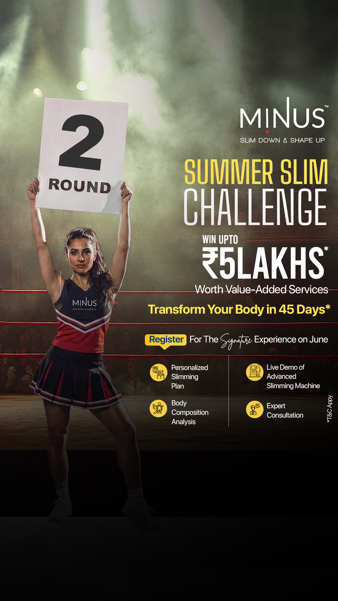 Minus Clinic Nungambakkam Facebook ad from Jun 4, 2026