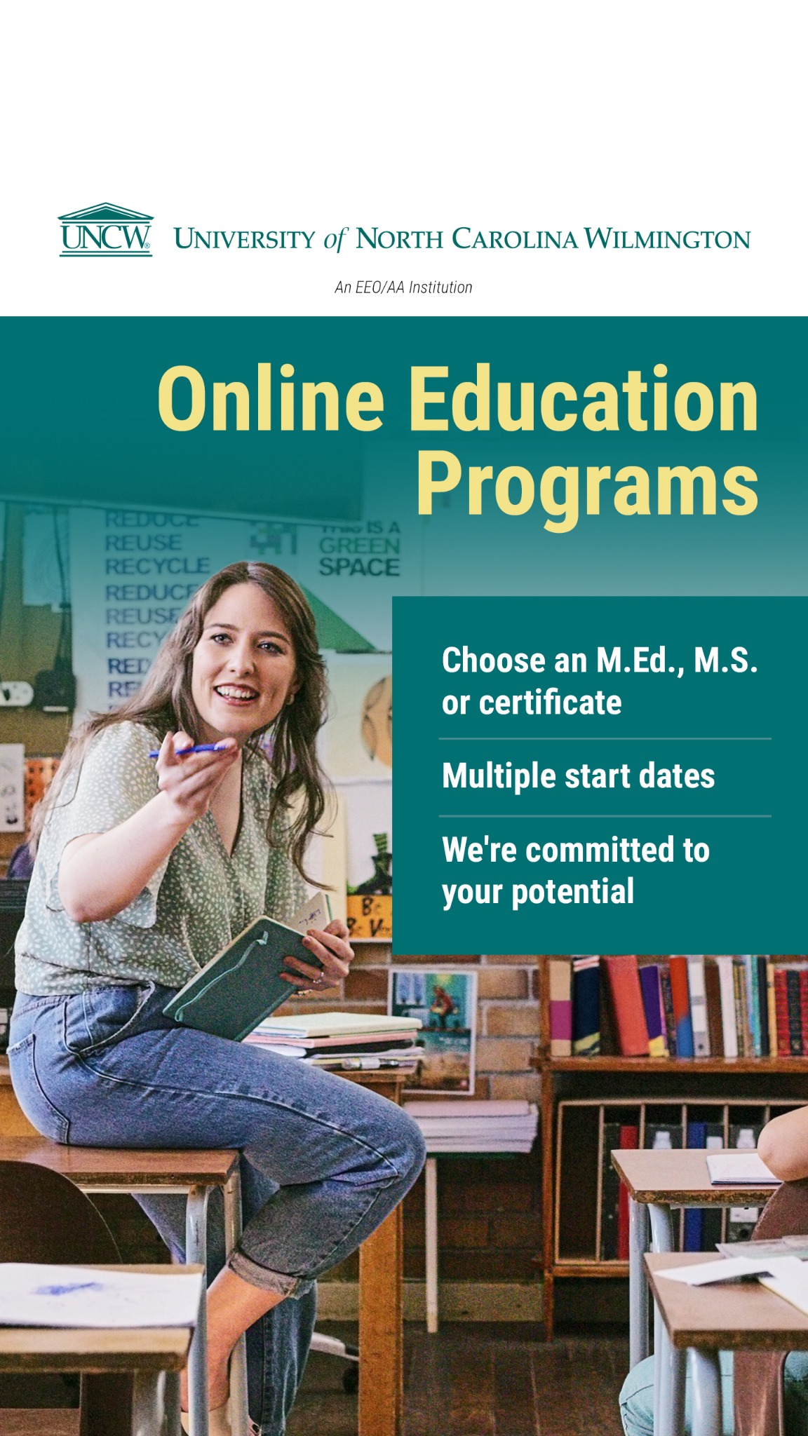 UNCW Facebook ad from Apr 14, 2026