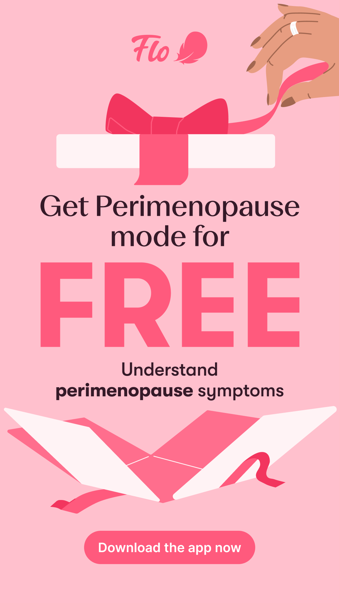 Flo For Perimenopause Facebook ad