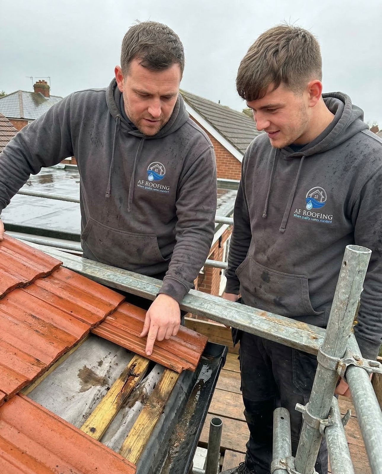 AF Roofing & Roughcast Facebook ad: Worried About Your Roof? Get the Truth