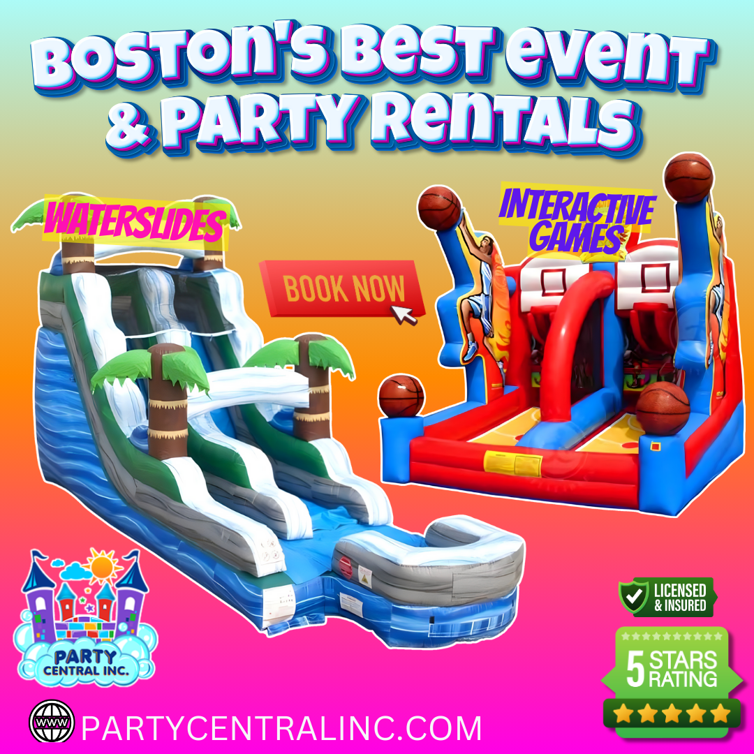 Party Central Inc Facebook ad: Quality Rentals at Competitive Prices: Book Now!