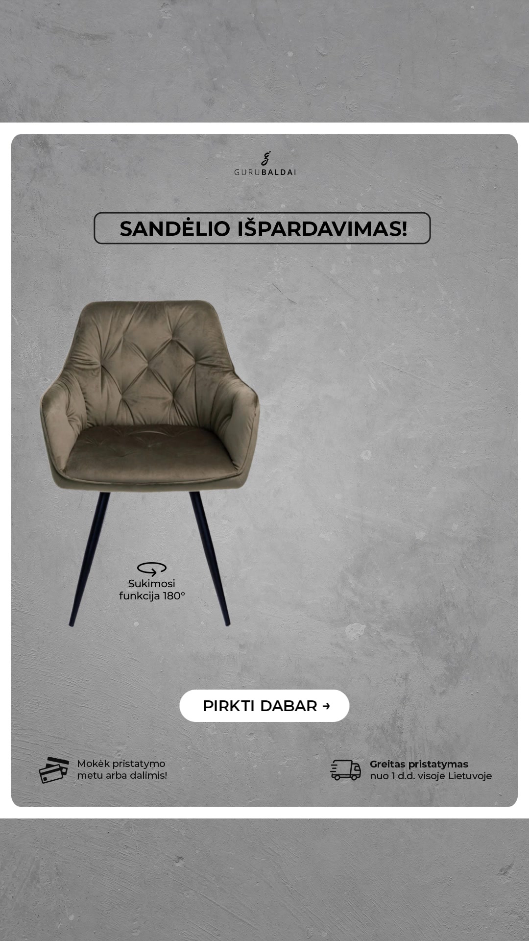 GuruBaldai.lt Facebook ad from Jul 13, 2026