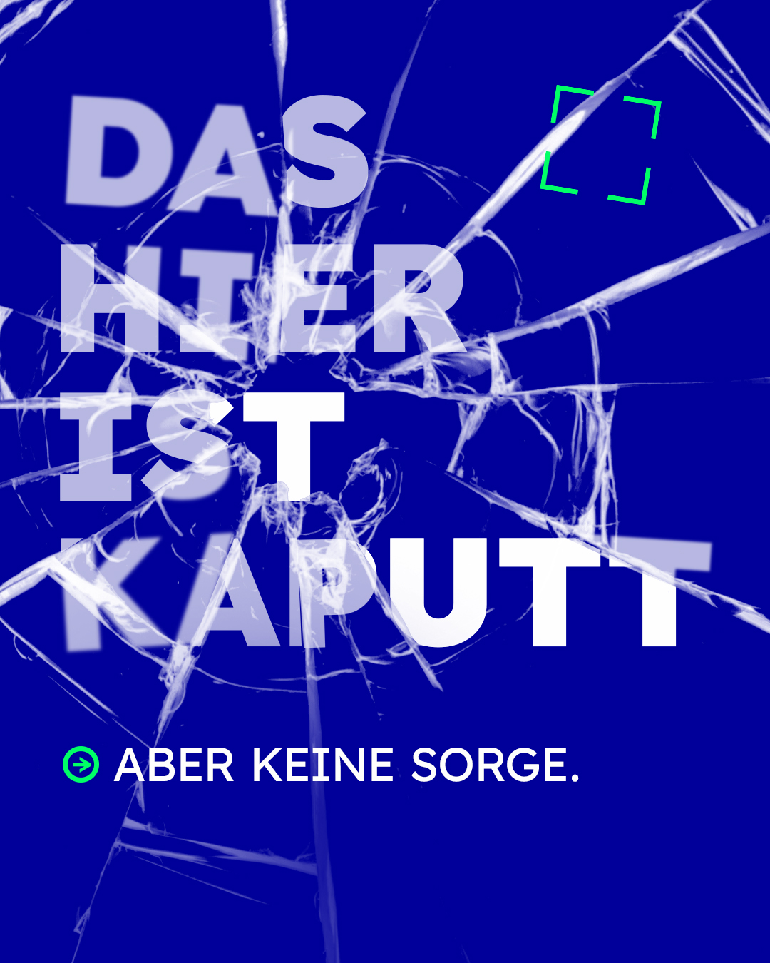 CosmosDirekt Facebook ad: Aus Versehen ist schnell passiert.