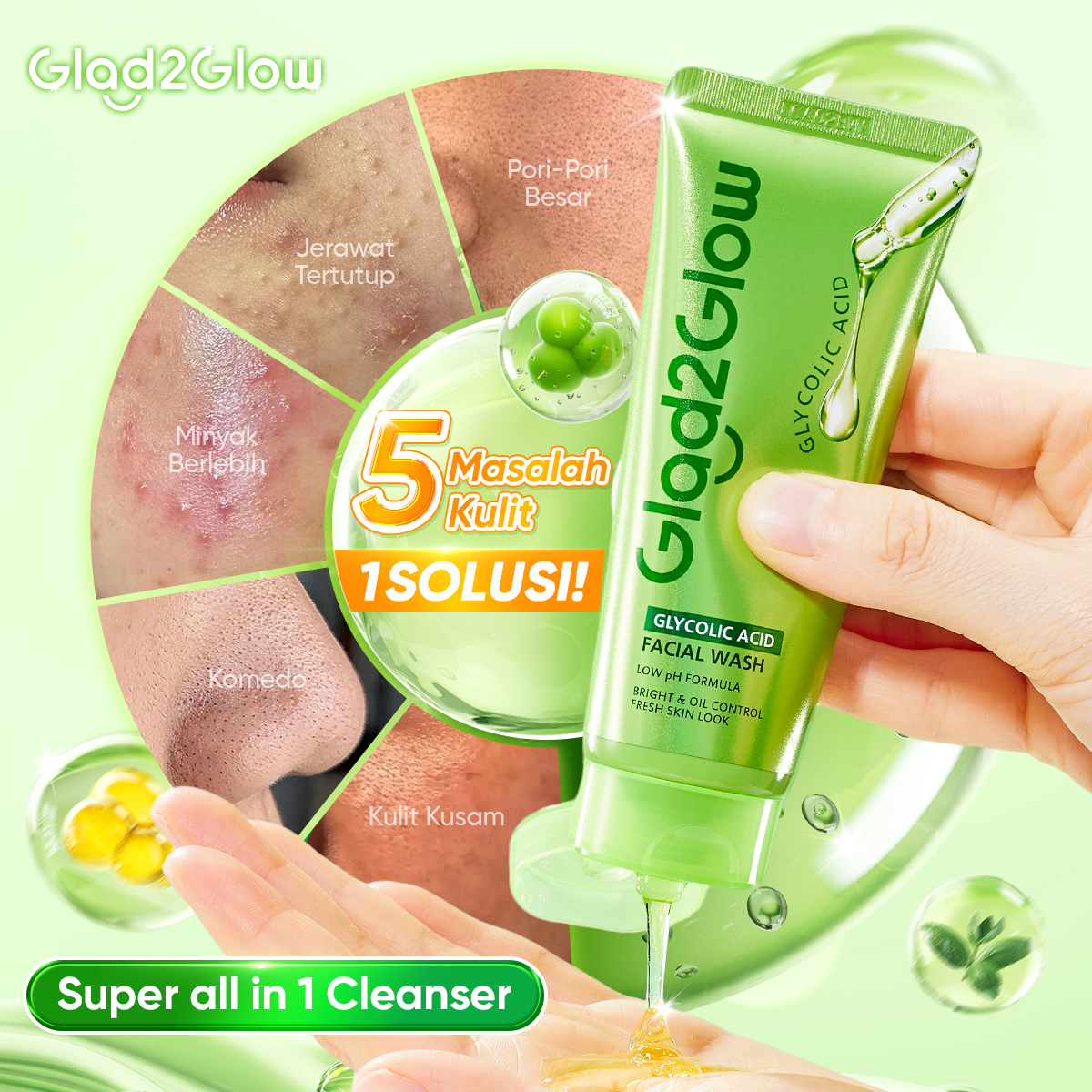 Glad 2 Glow.Indonesia  Facebook ad