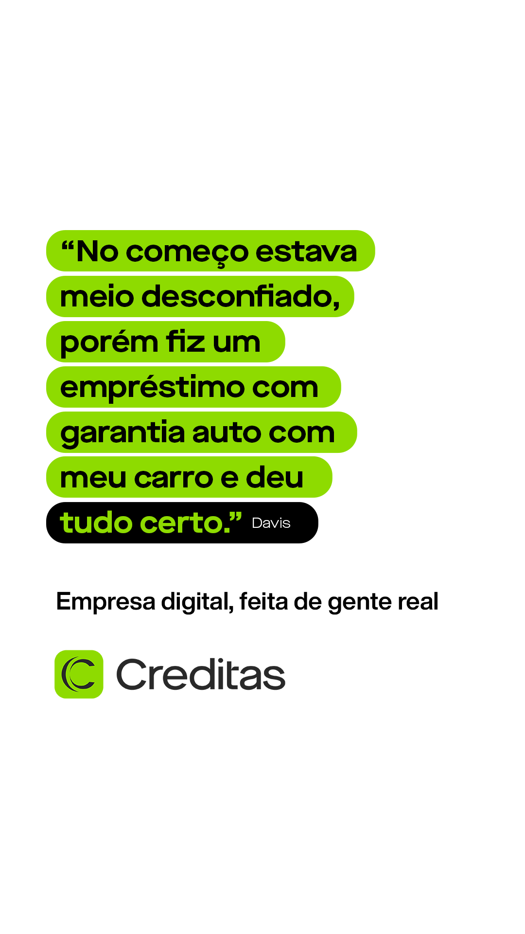Creditas Facebook ad