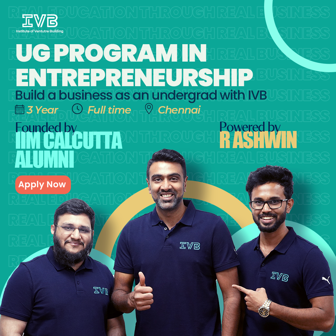 Institute of Venture Building - IVB Facebook ad
