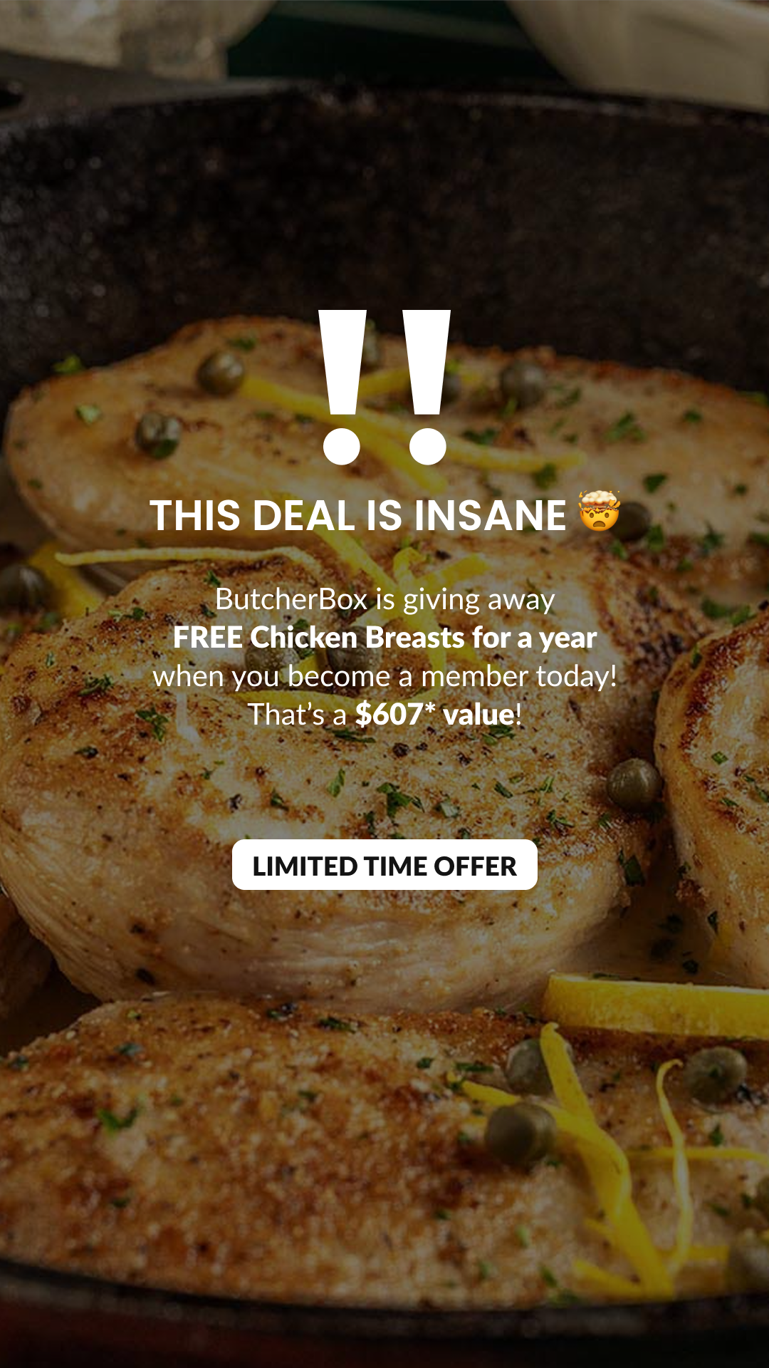 ButcherBox Facebook ad