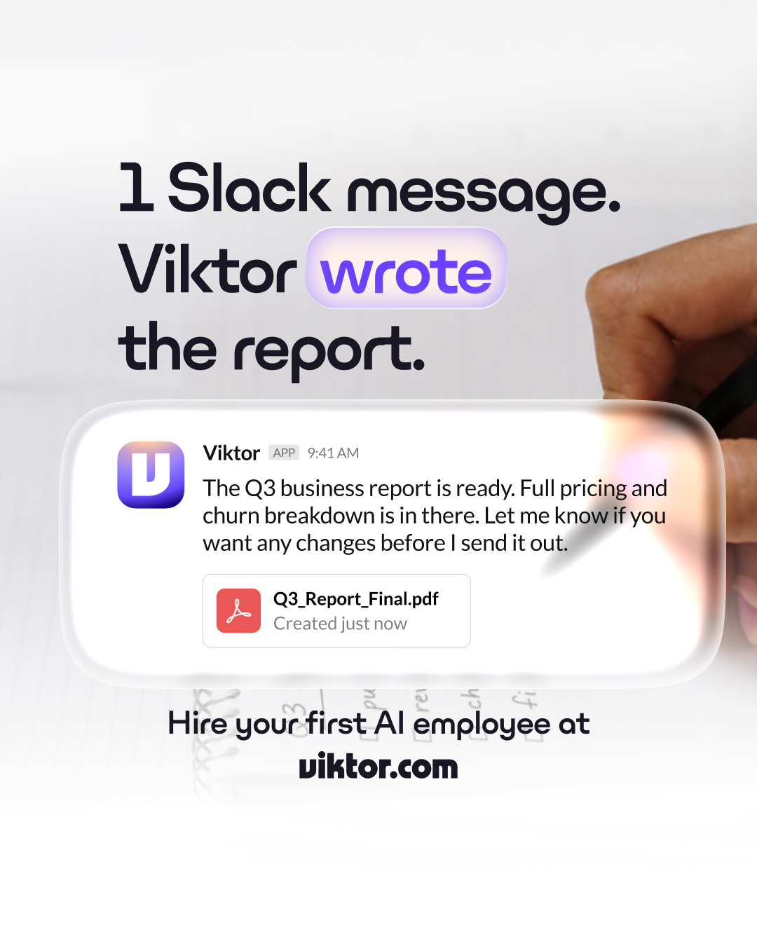 Viktor Facebook ad