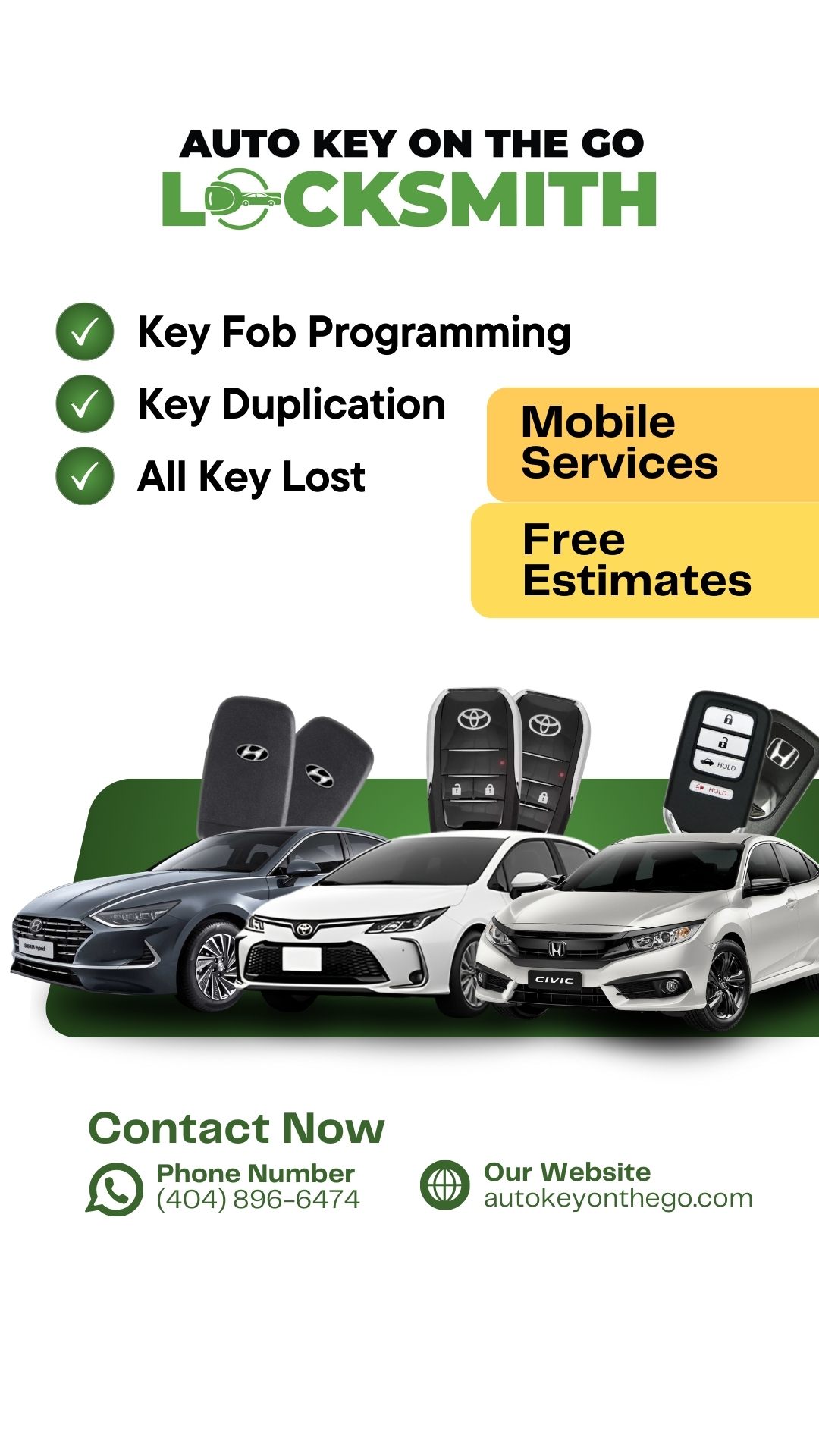 Auto Key on The Go Facebook ad