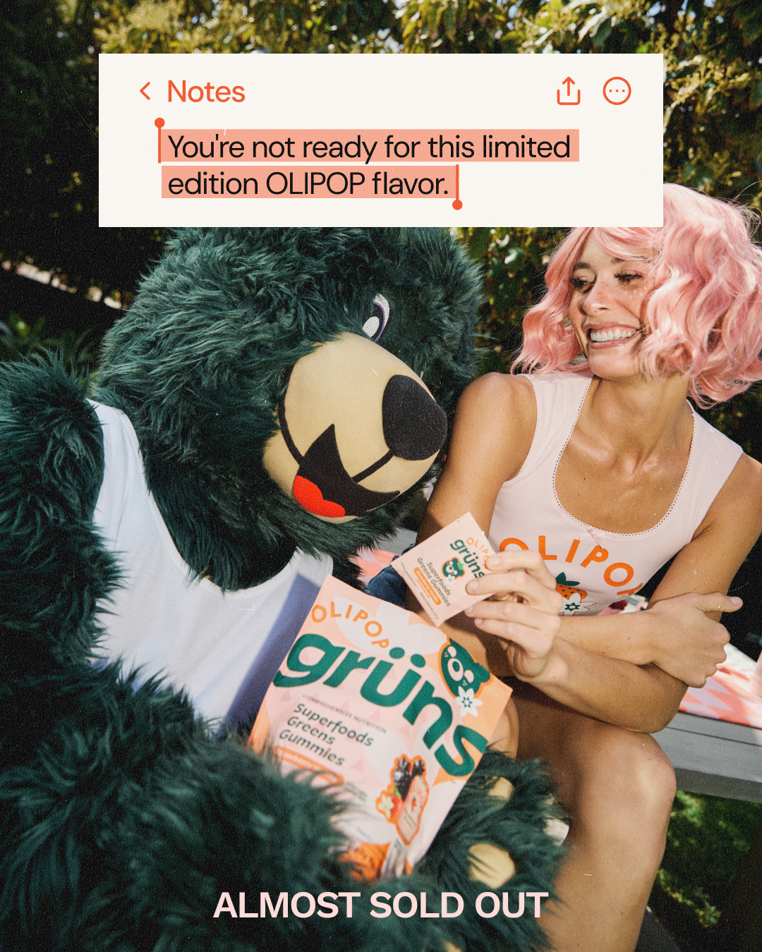 Grüns Facebook ad
