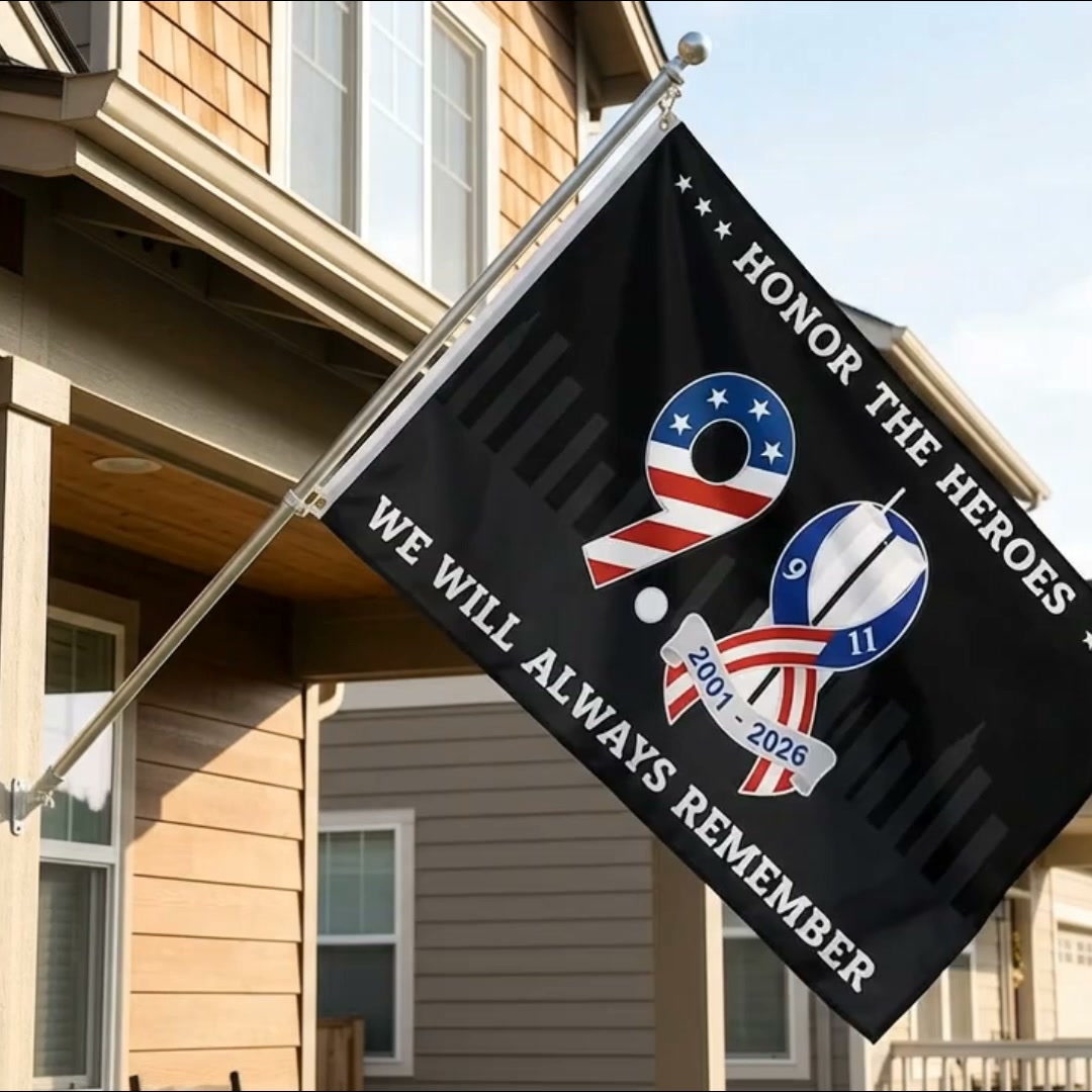 Flagwix.com Facebook ad: We Will Never Forget September 11