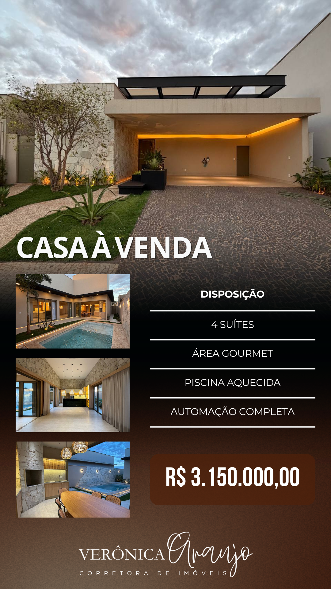Verônica Araújo / Imóveis Facebook ad: LINDA CASA À VENDA