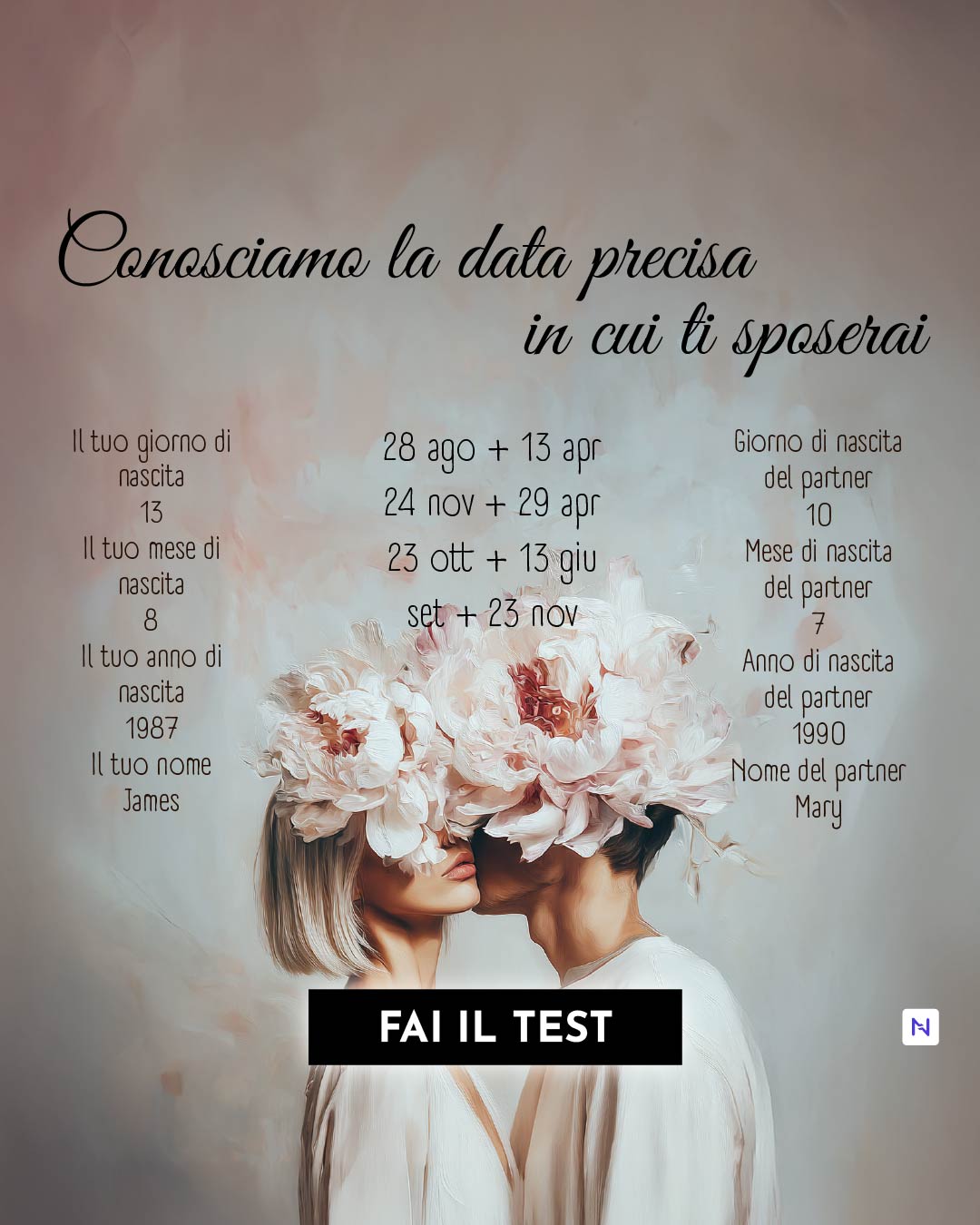 Nebula: Marriage Compatibility Facebook ad