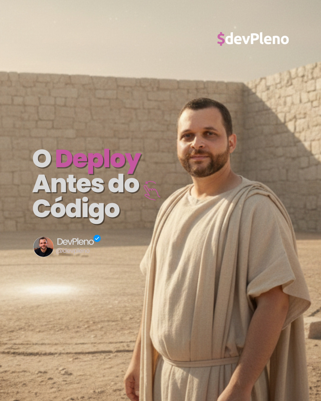 DevPleno Facebook ad: A maioria dos devs faz assim: codifica por…