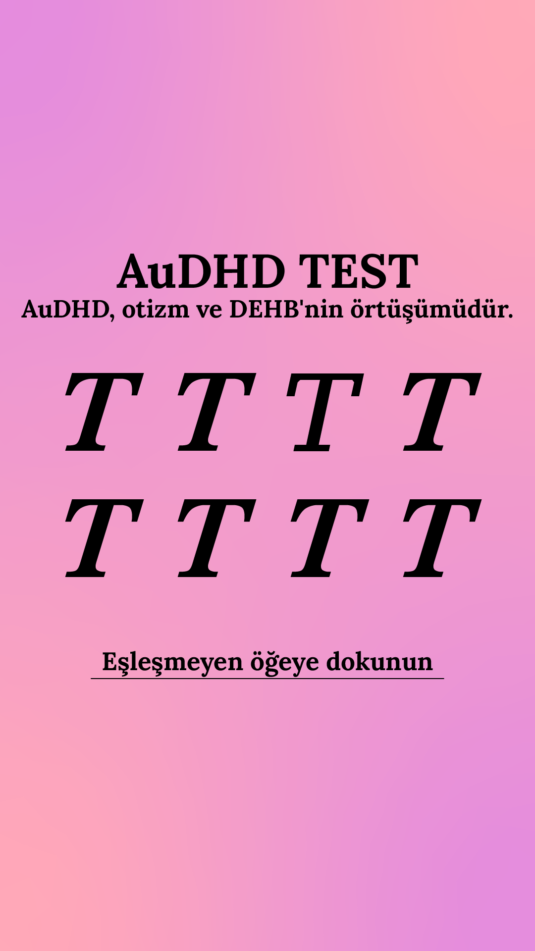 International Brain Test Facebook ad