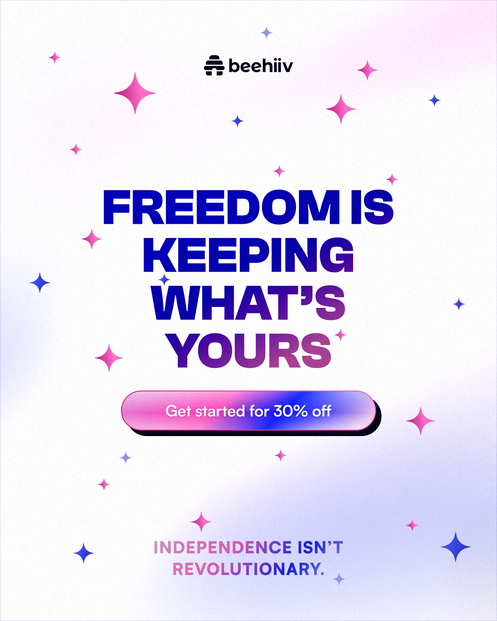 beehiiv Facebook ad