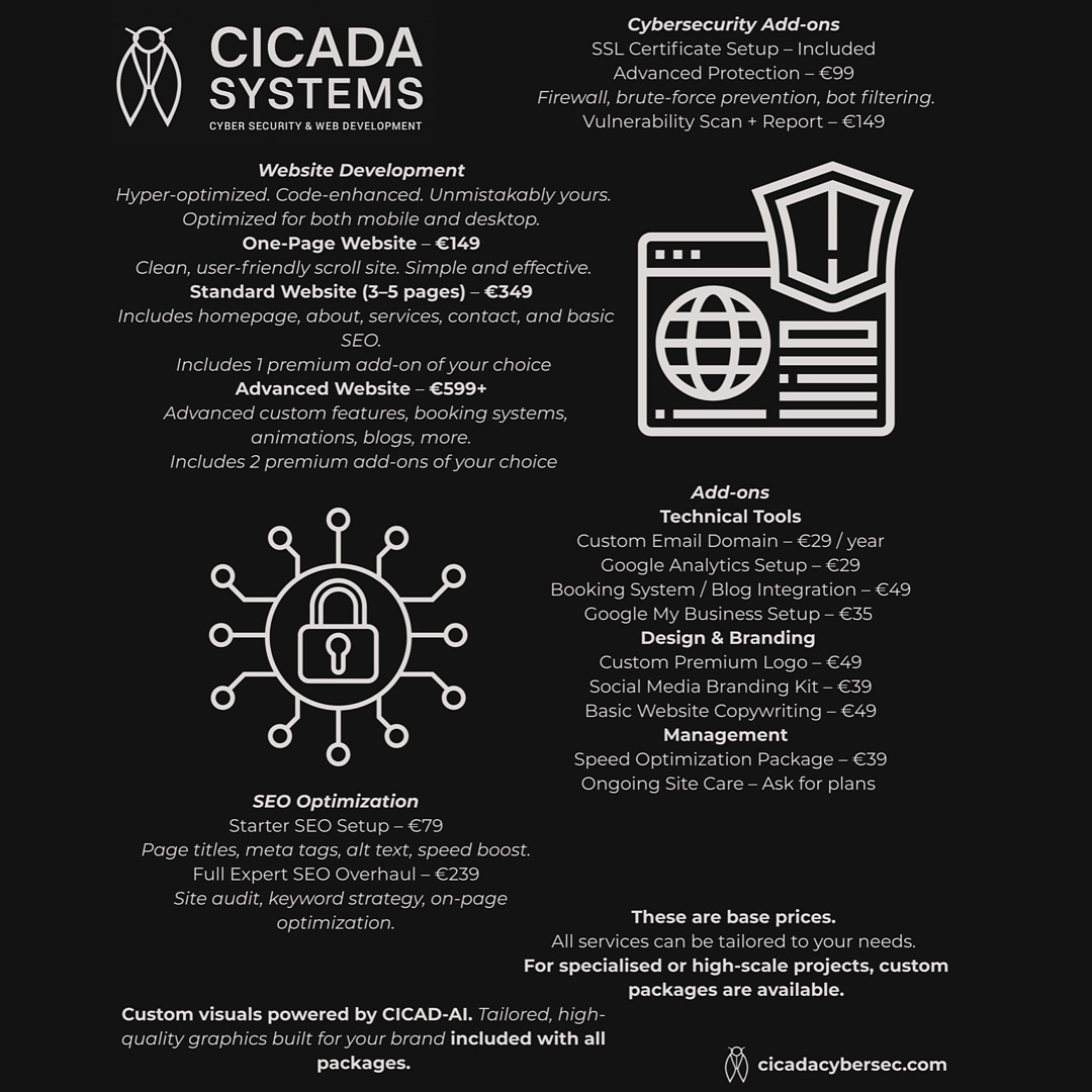 Cicada Systems Facebook ad