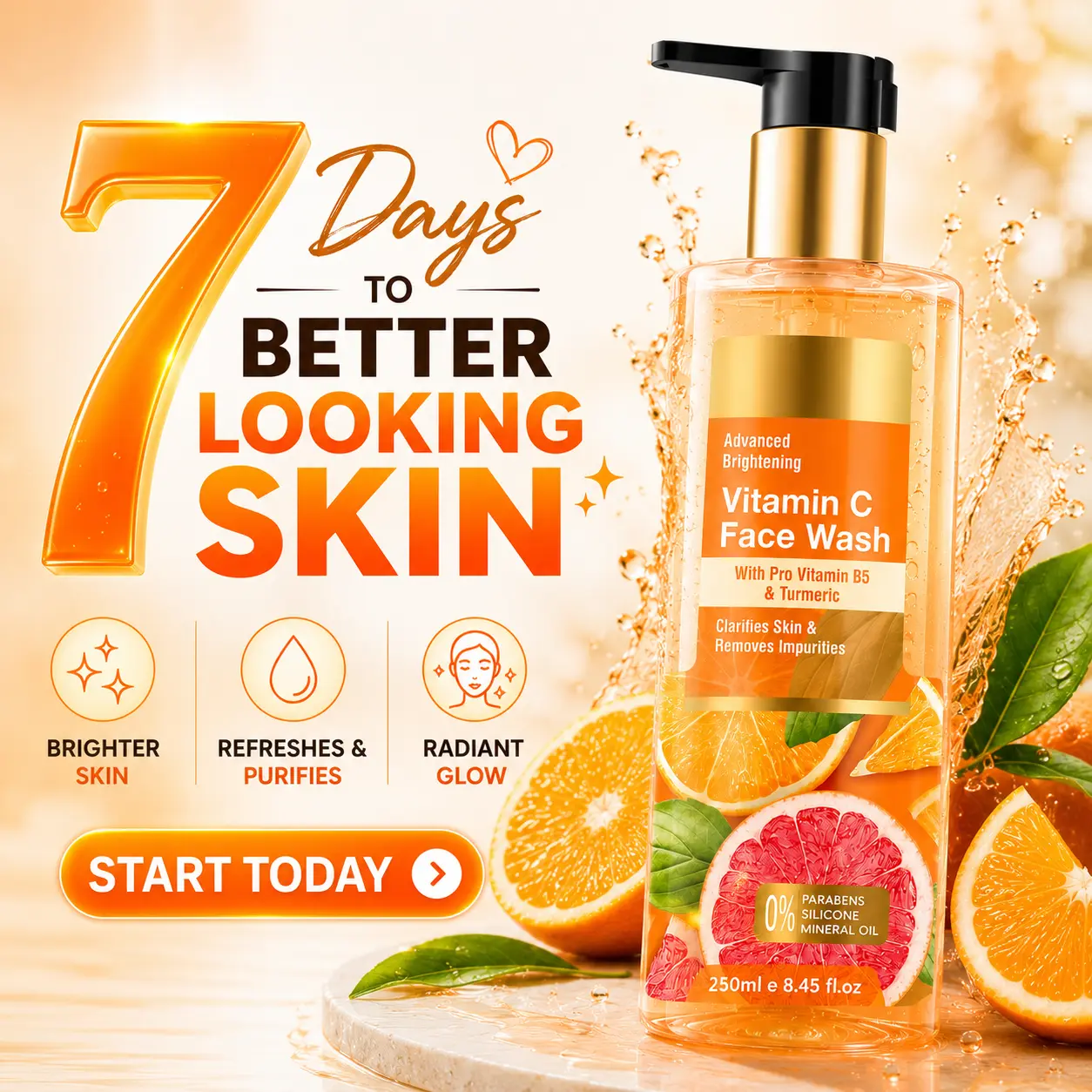 Vaadi Organics Nepal Facebook ad: Glow Brighter, Feel Fresher