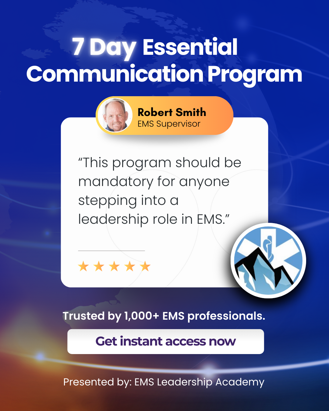 EMS Leadership Academy Facebook ad