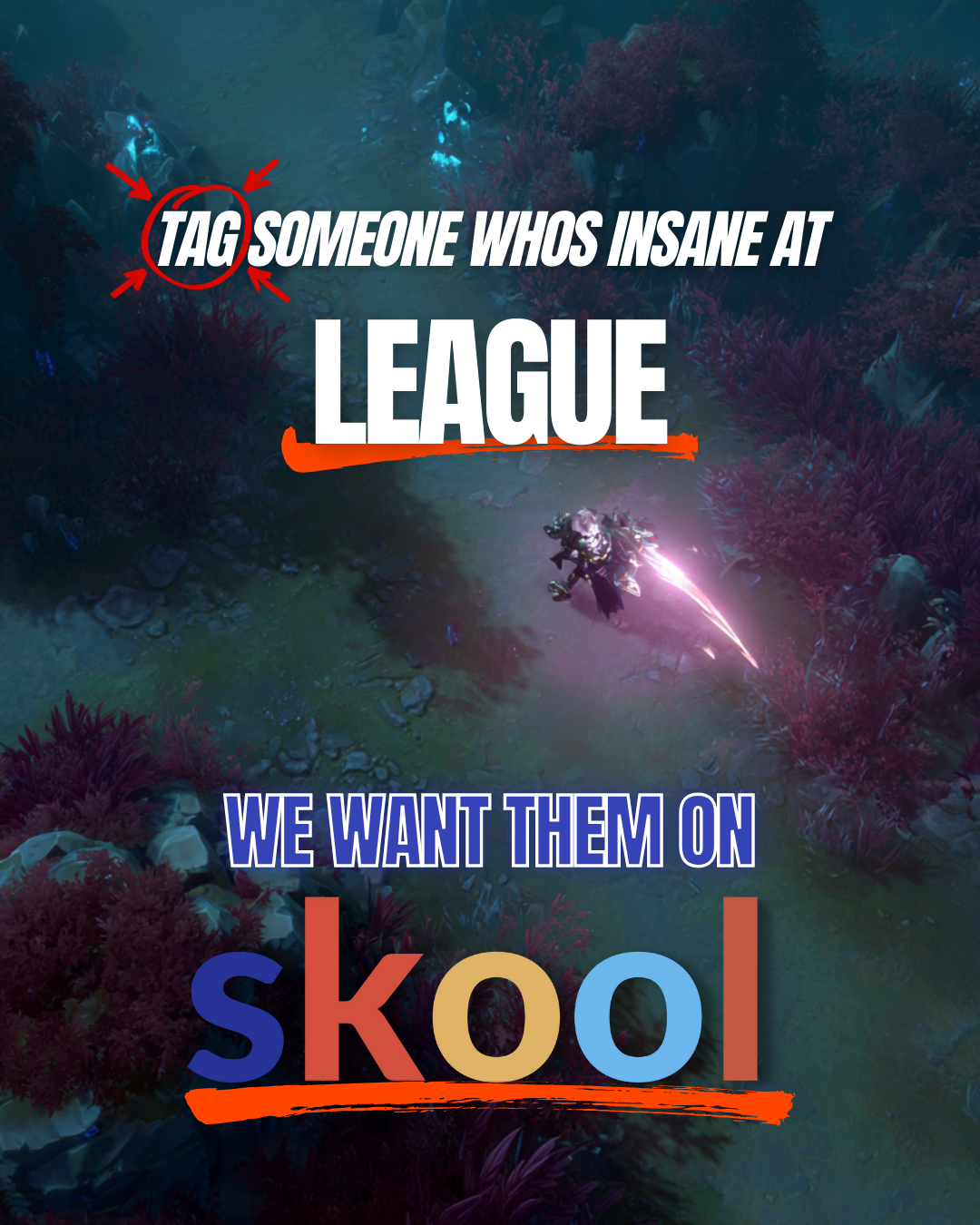 Skool Facebook ad
