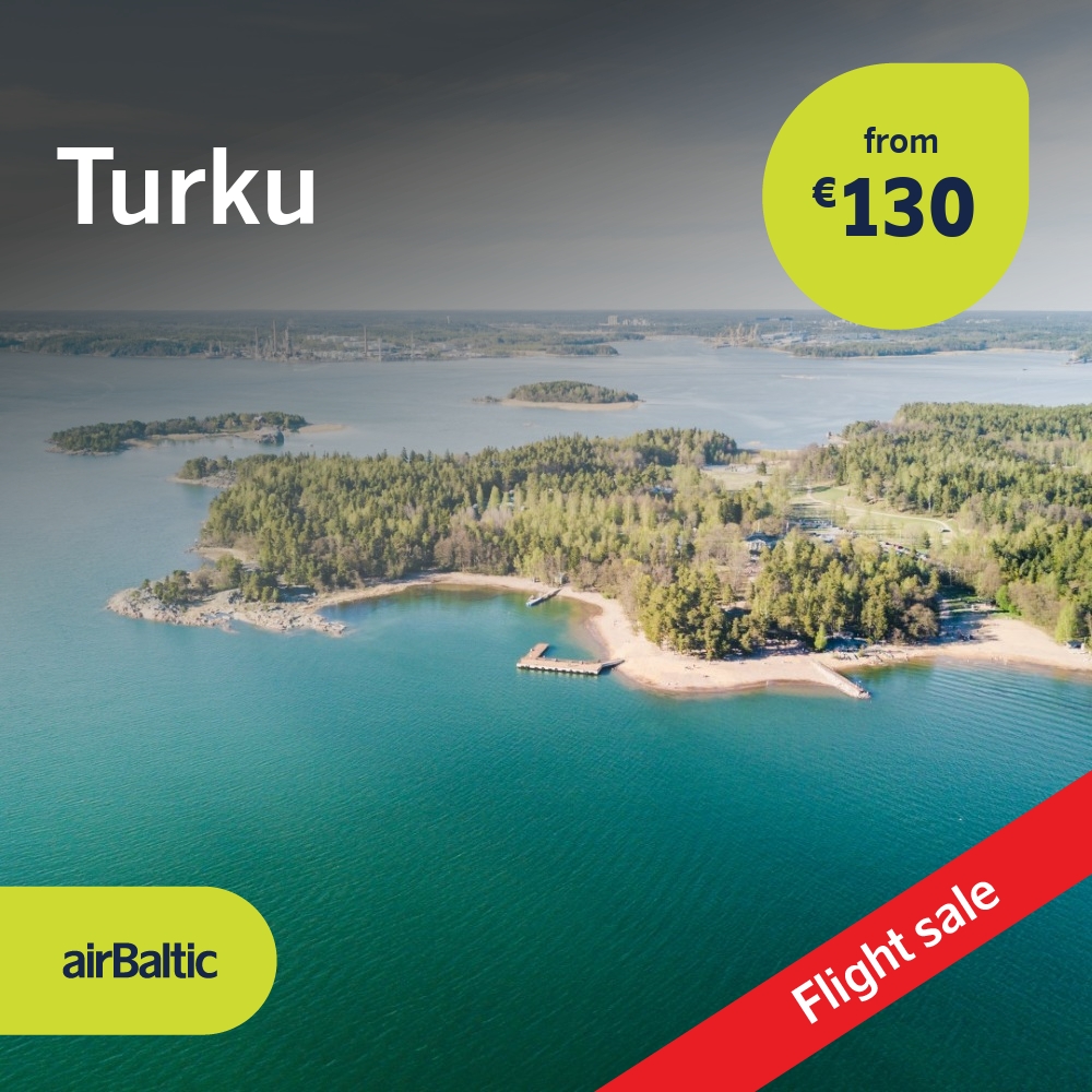 airBaltic Facebook ad
