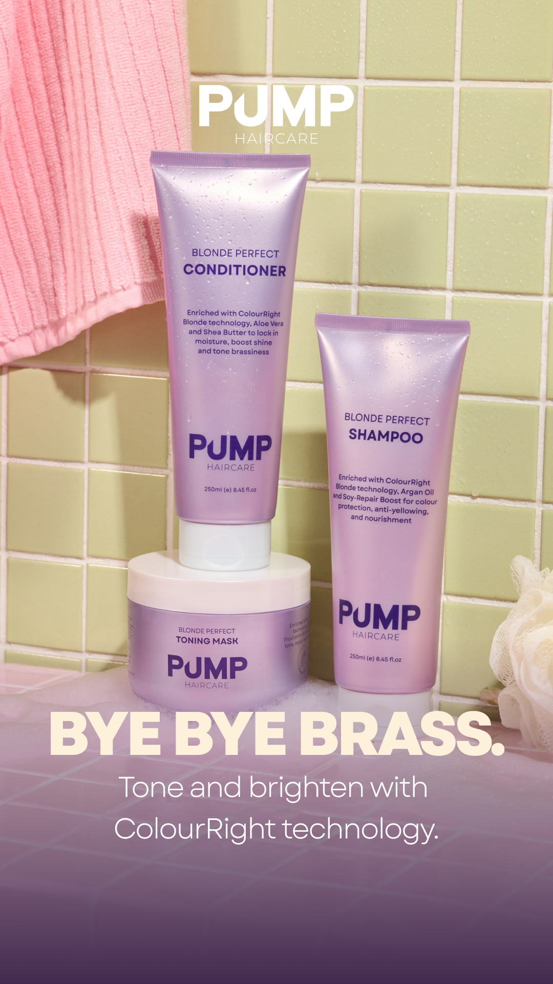 Pump Haircare Facebook ad from Mar 3, 2026