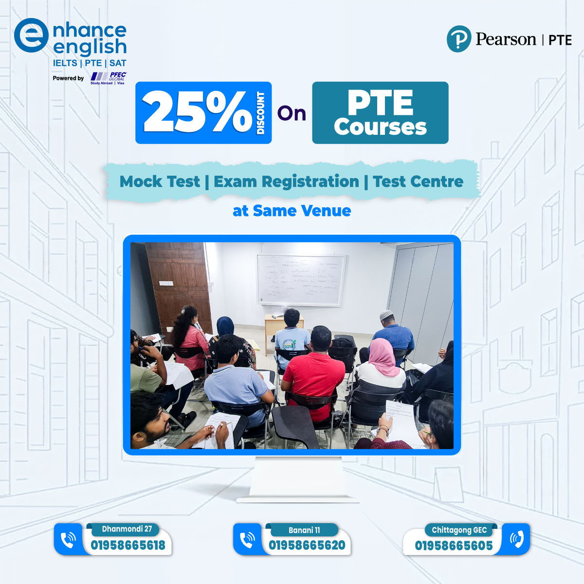 Enhance English Bangladesh Facebook ad: Achieve Your Dream PTE Score: Join Our Top-Rated…