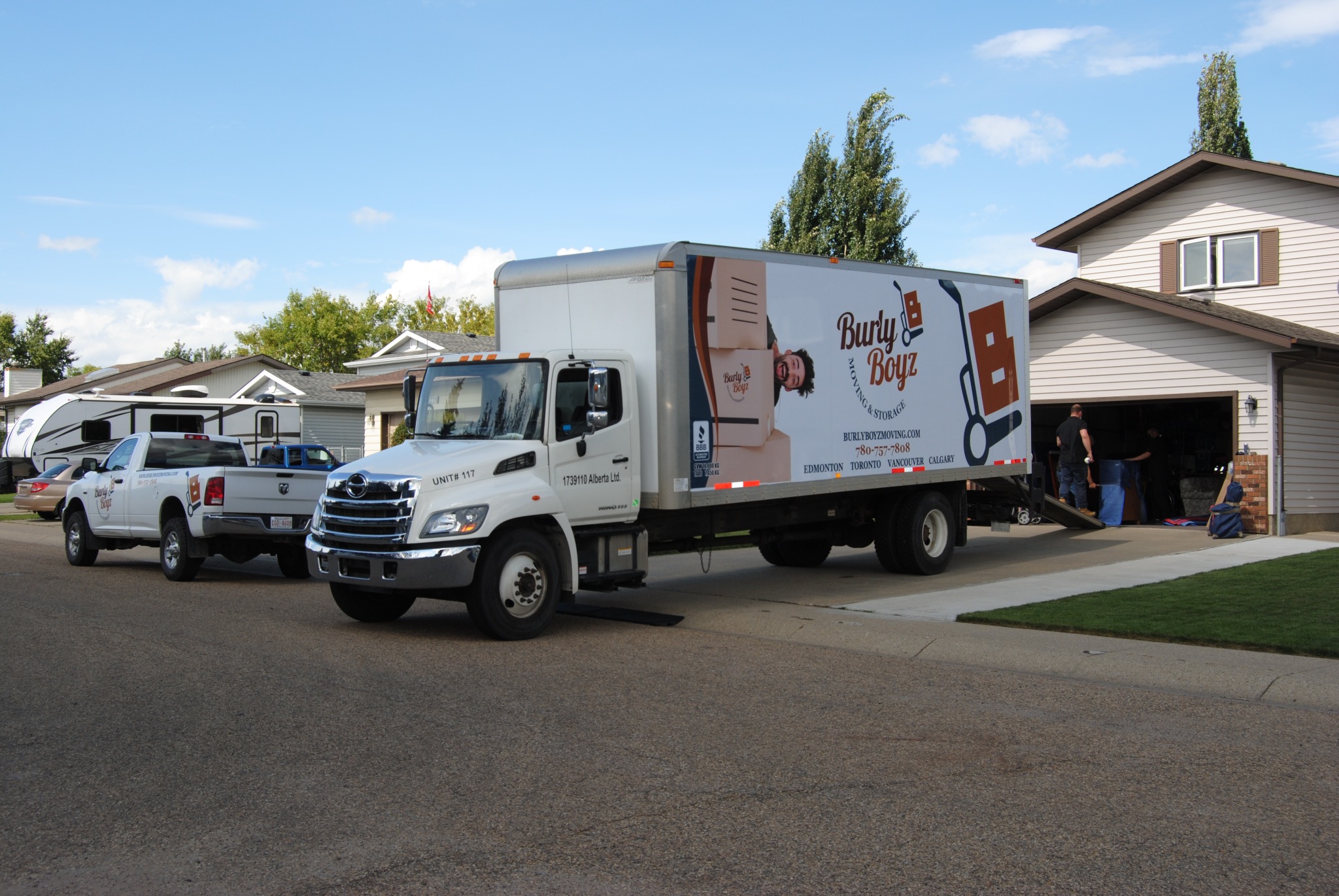 Burly Boyz Moving & Storage Facebook ad from Jan 26, 2026