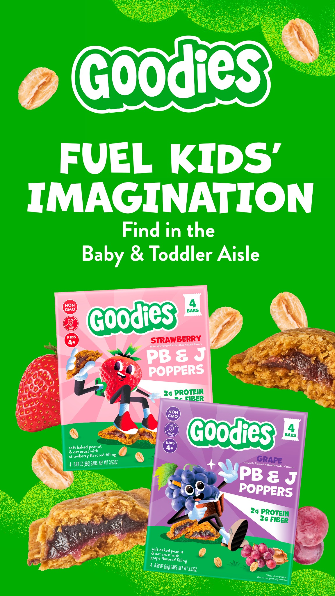 Goodies Kids Snacks Facebook ad from Jun 1, 2026