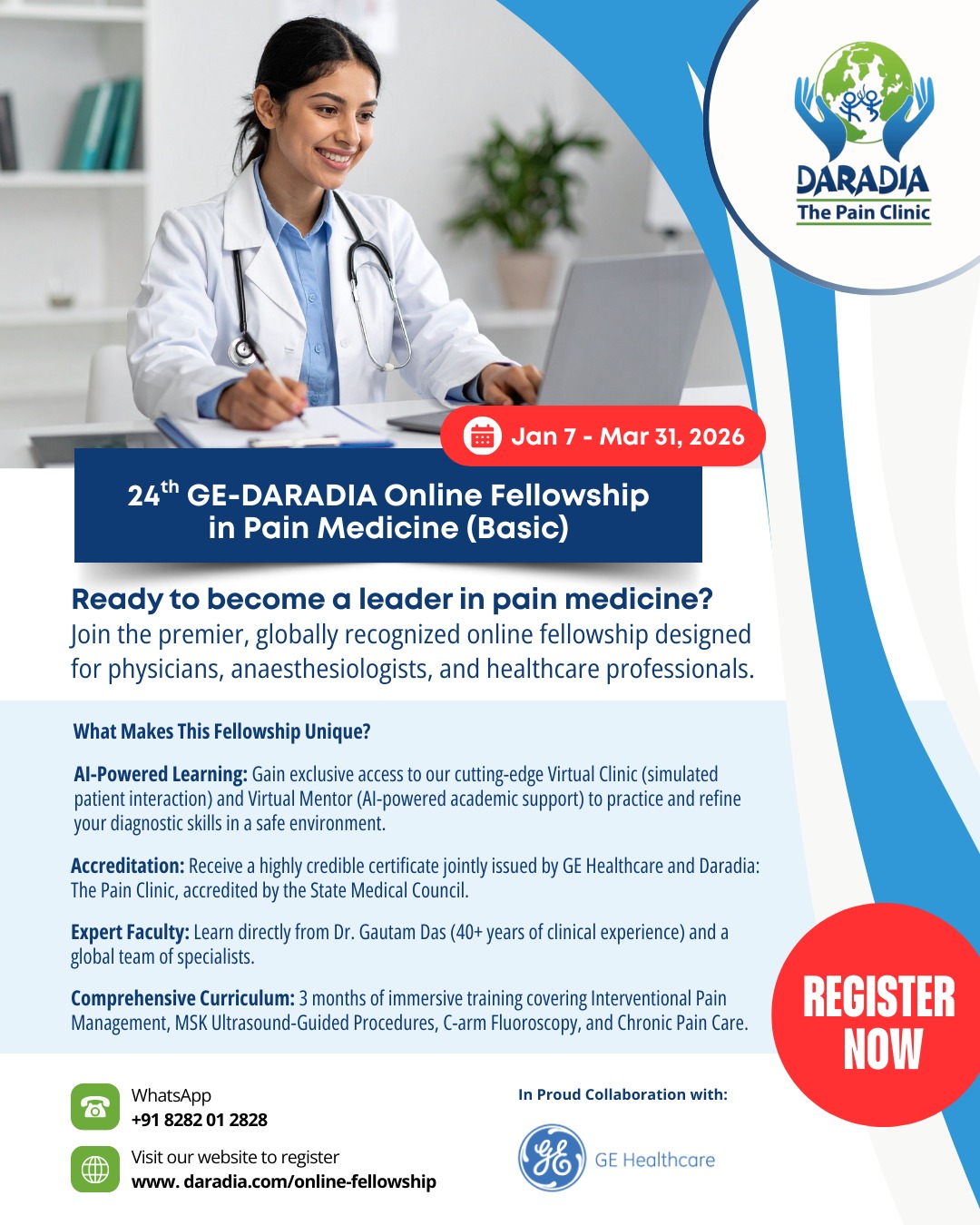 Daradia: The Pain Clinic Facebook ad