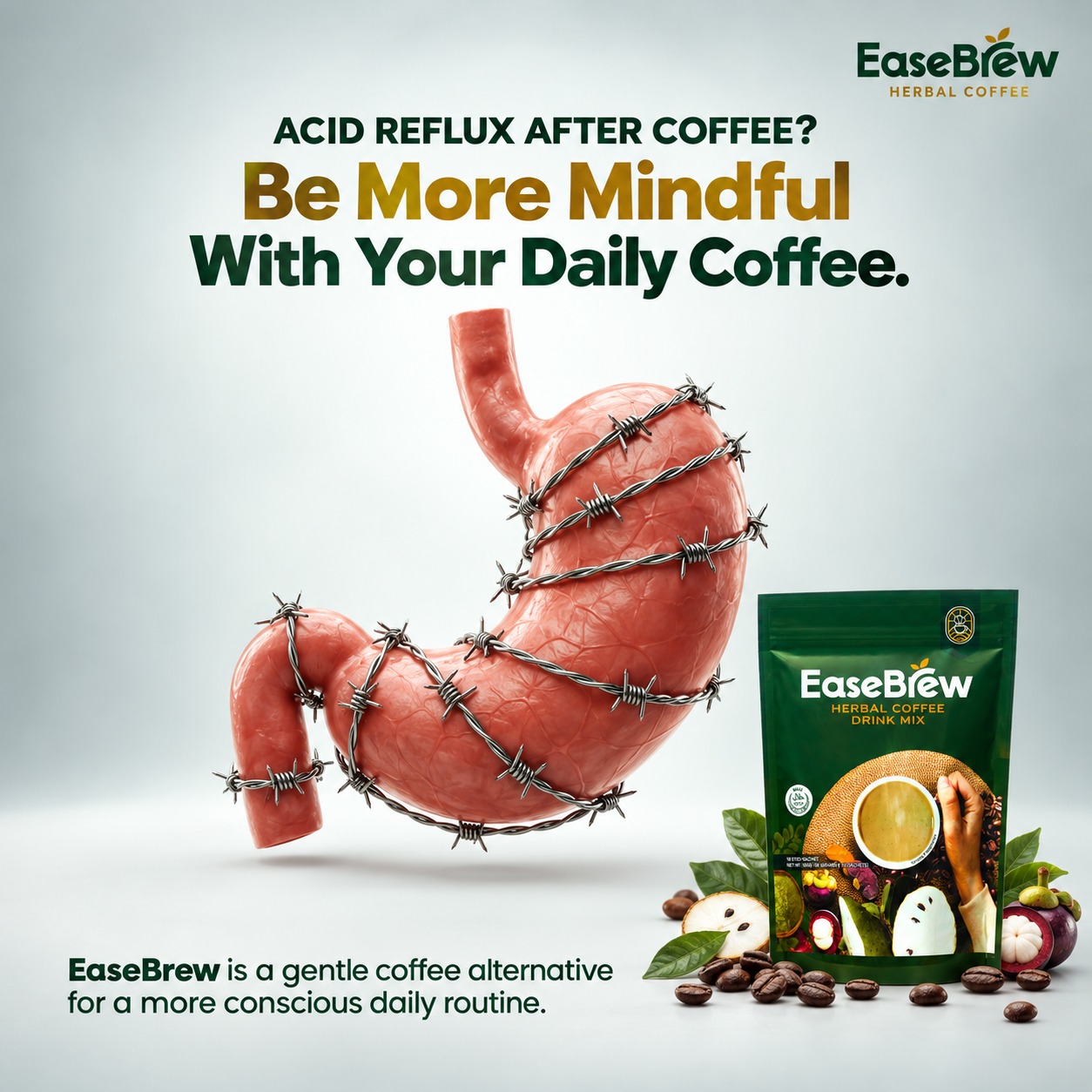 Discover EaseBrew Herbal Coffee Facebook ad: Nagiging uncomfortable ba minsan ang pakiramdam mo after…