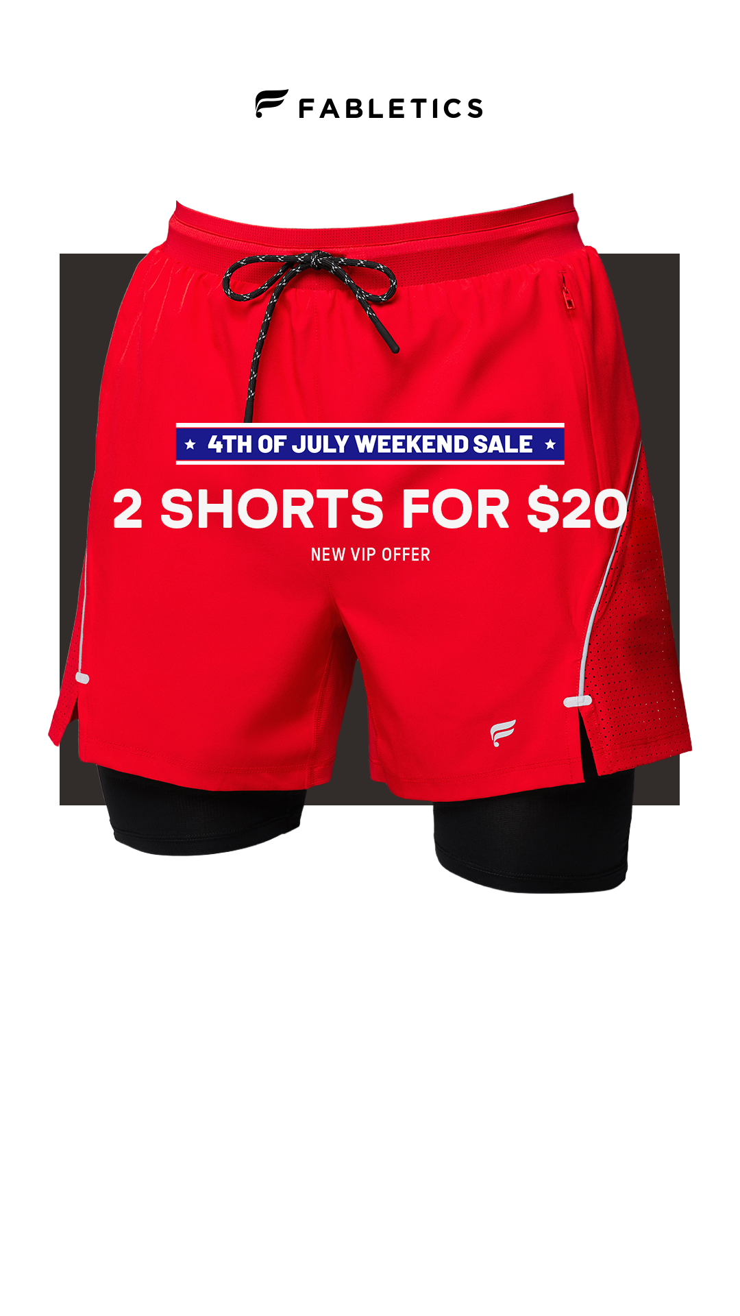 Fabletics Men Facebook ad