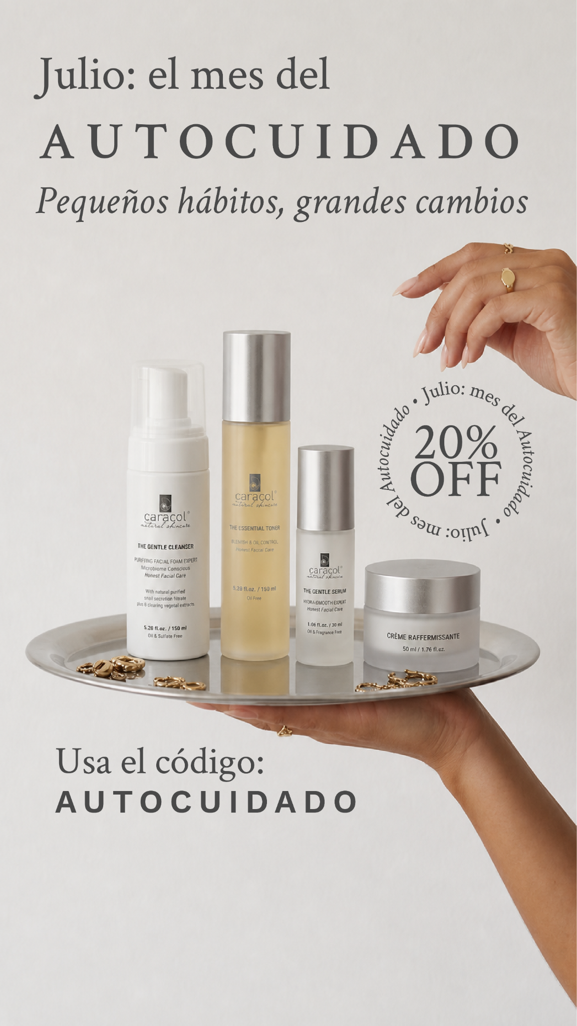 Caracol Natural Skincare Chile Facebook ad