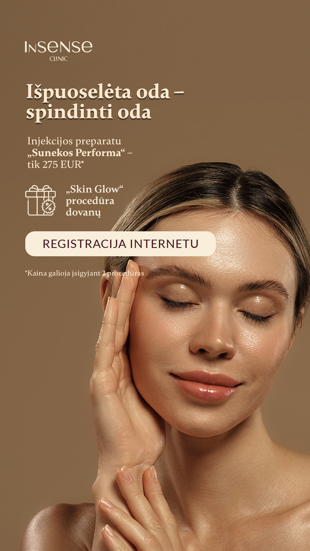 InSense Clinic Facebook ad from Jul 29, 2026