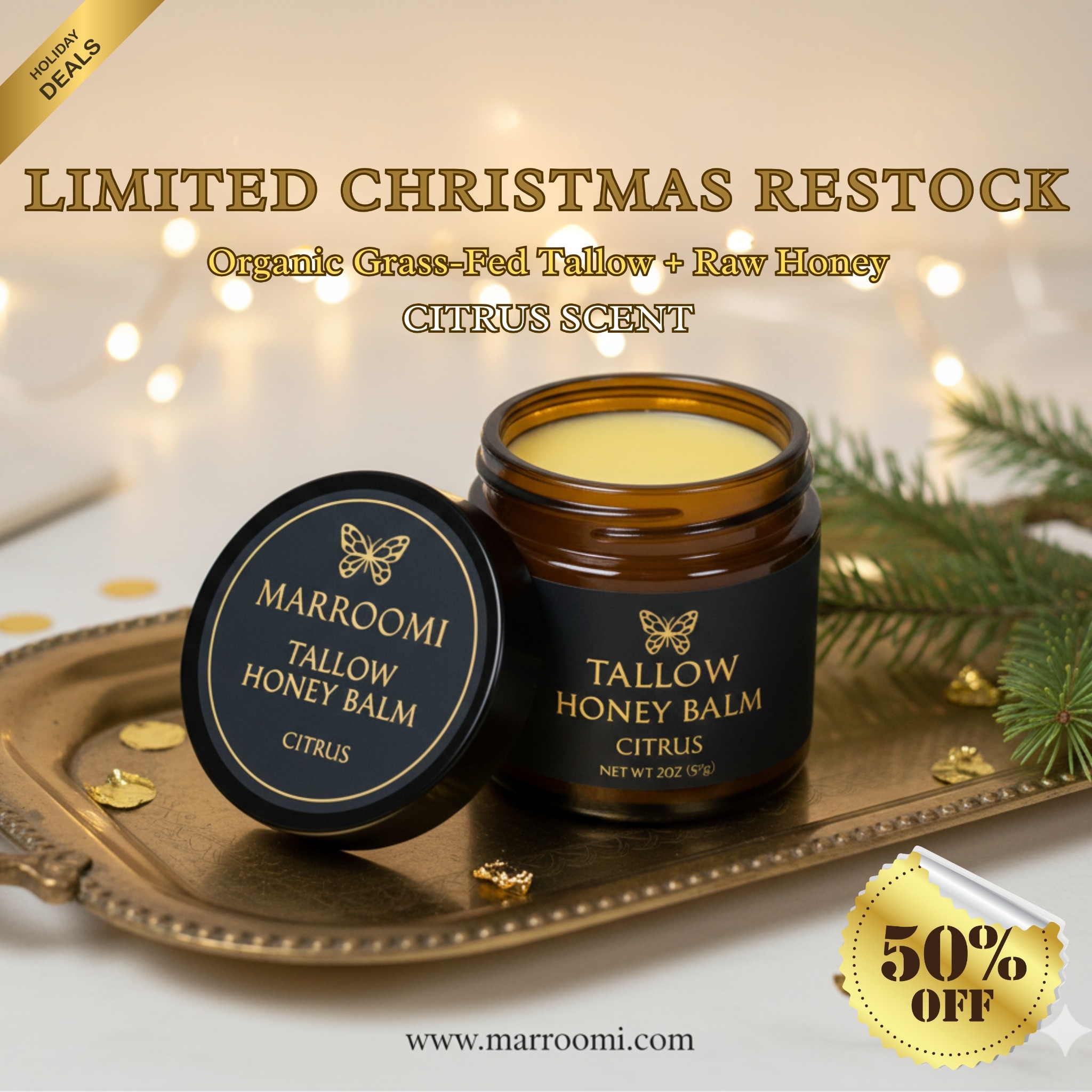MarroomiBeauty Facebook ad: Nature’s Secret to Soothed, Glowing Skin