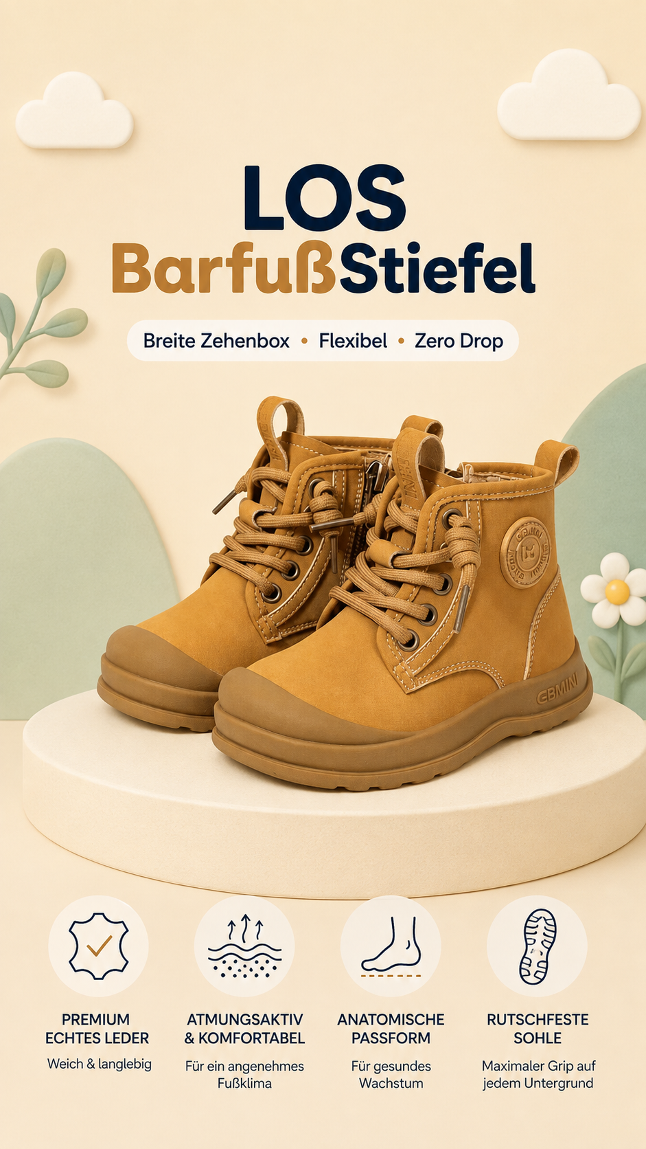 Ebmini - Kinder Barfußschuhe Facebook ad